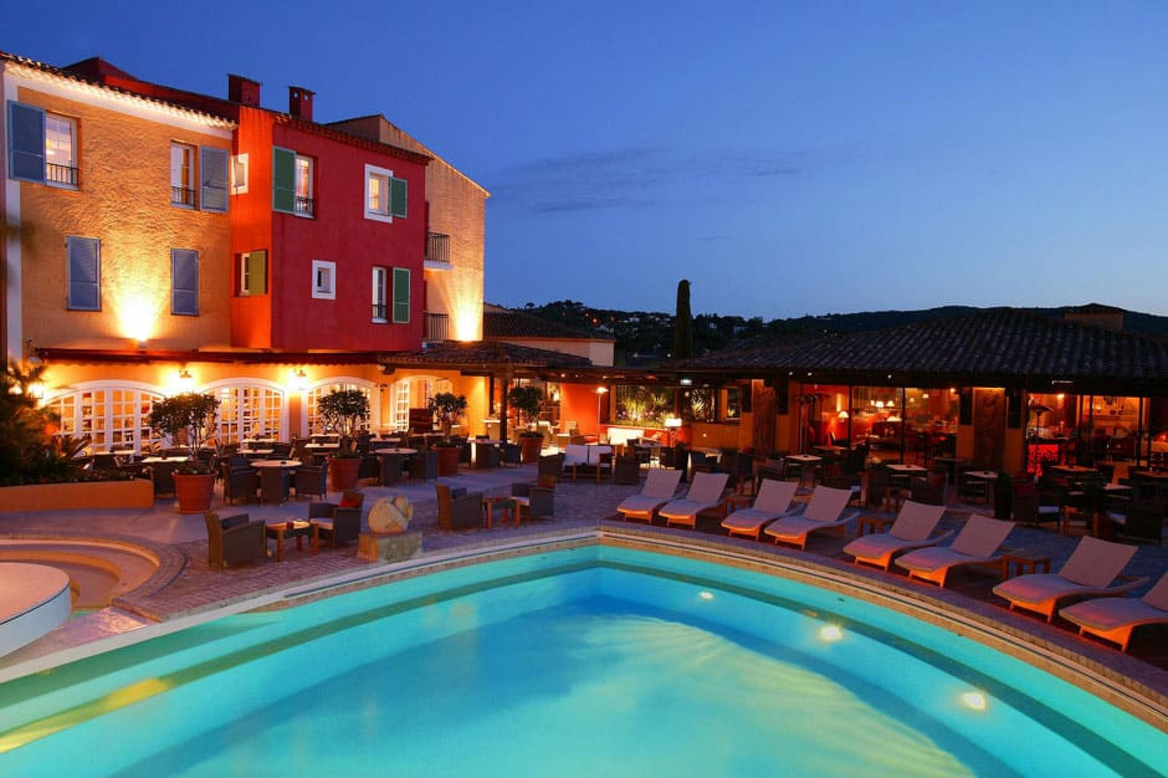 Pool Lounge at Hôtel Byblos, St. Tropez, France