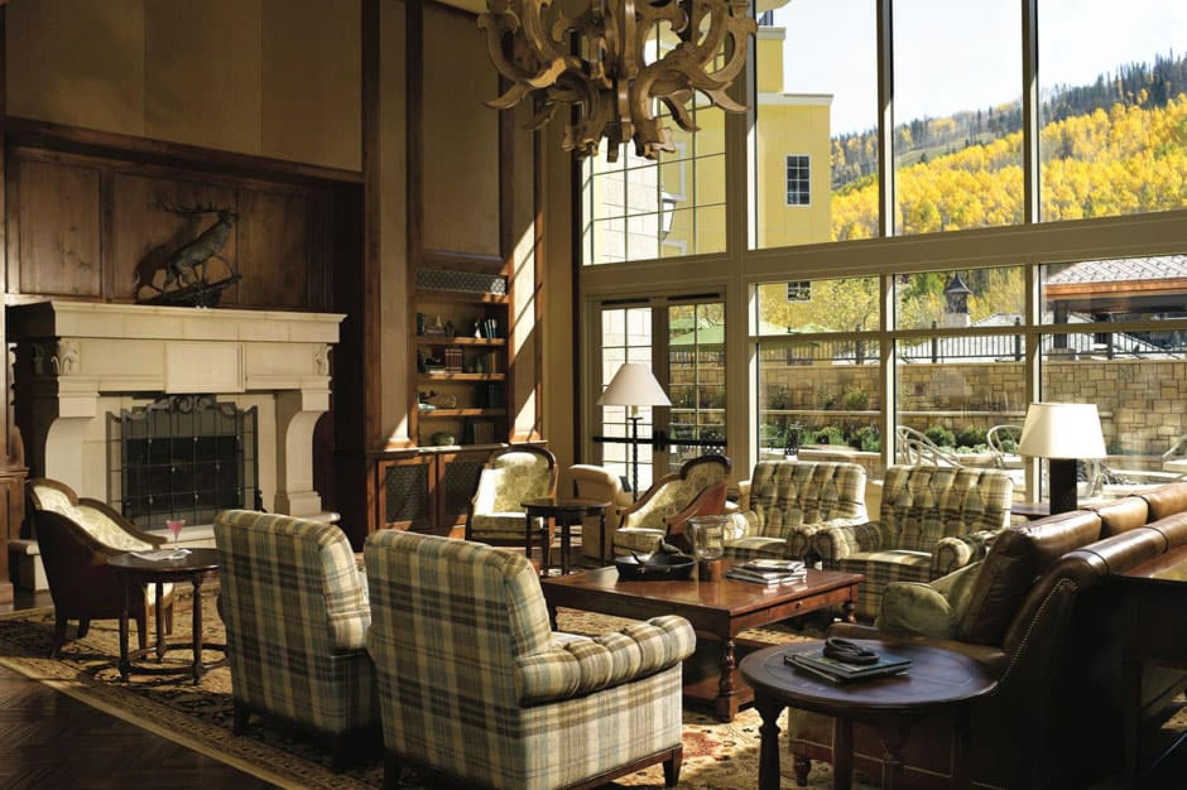 Lounge at Ritz-Carlton Club Vail, Vail, American West - courtesy Ritz Carlton