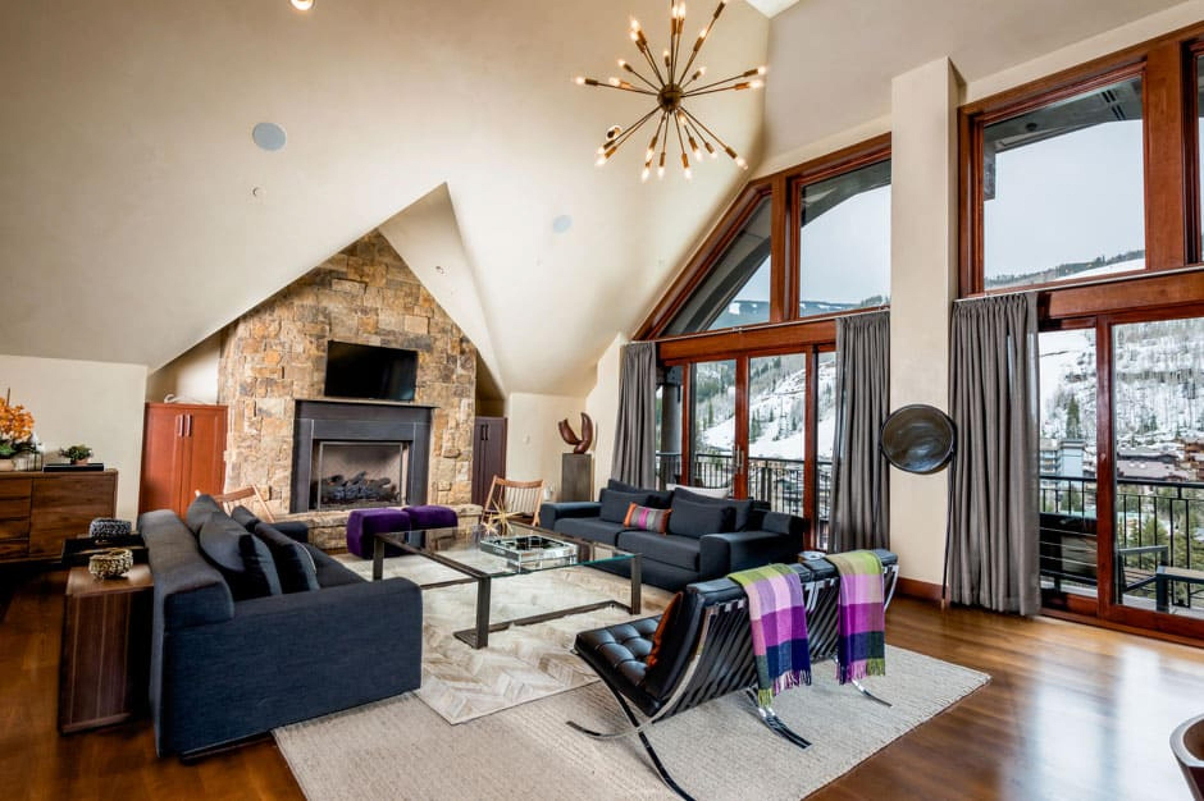 Lounge at  Solaris Residences, Vail, American West