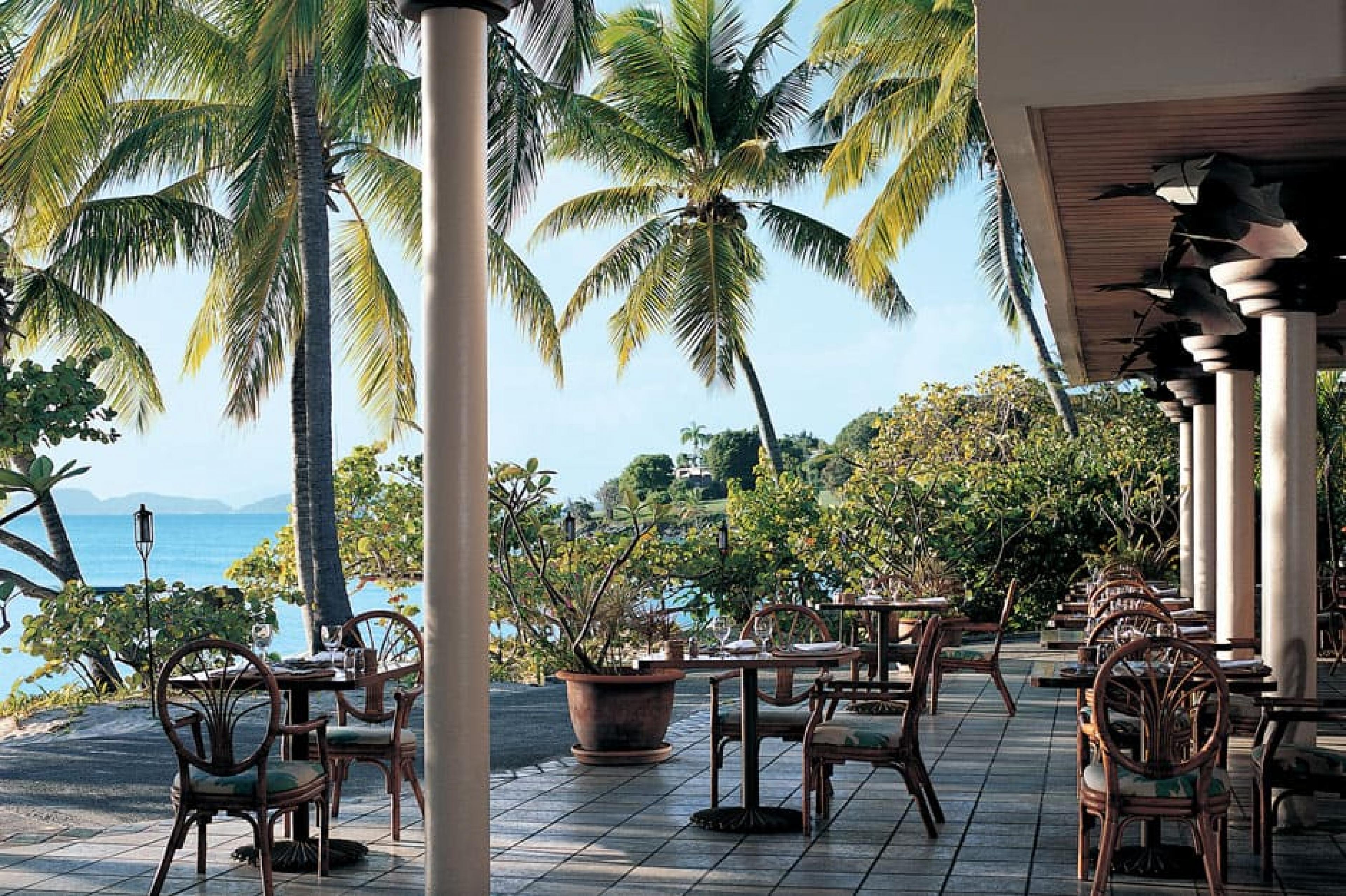 Lounge at Caneel Bay, U.S. Virgin Islands, Caribbean