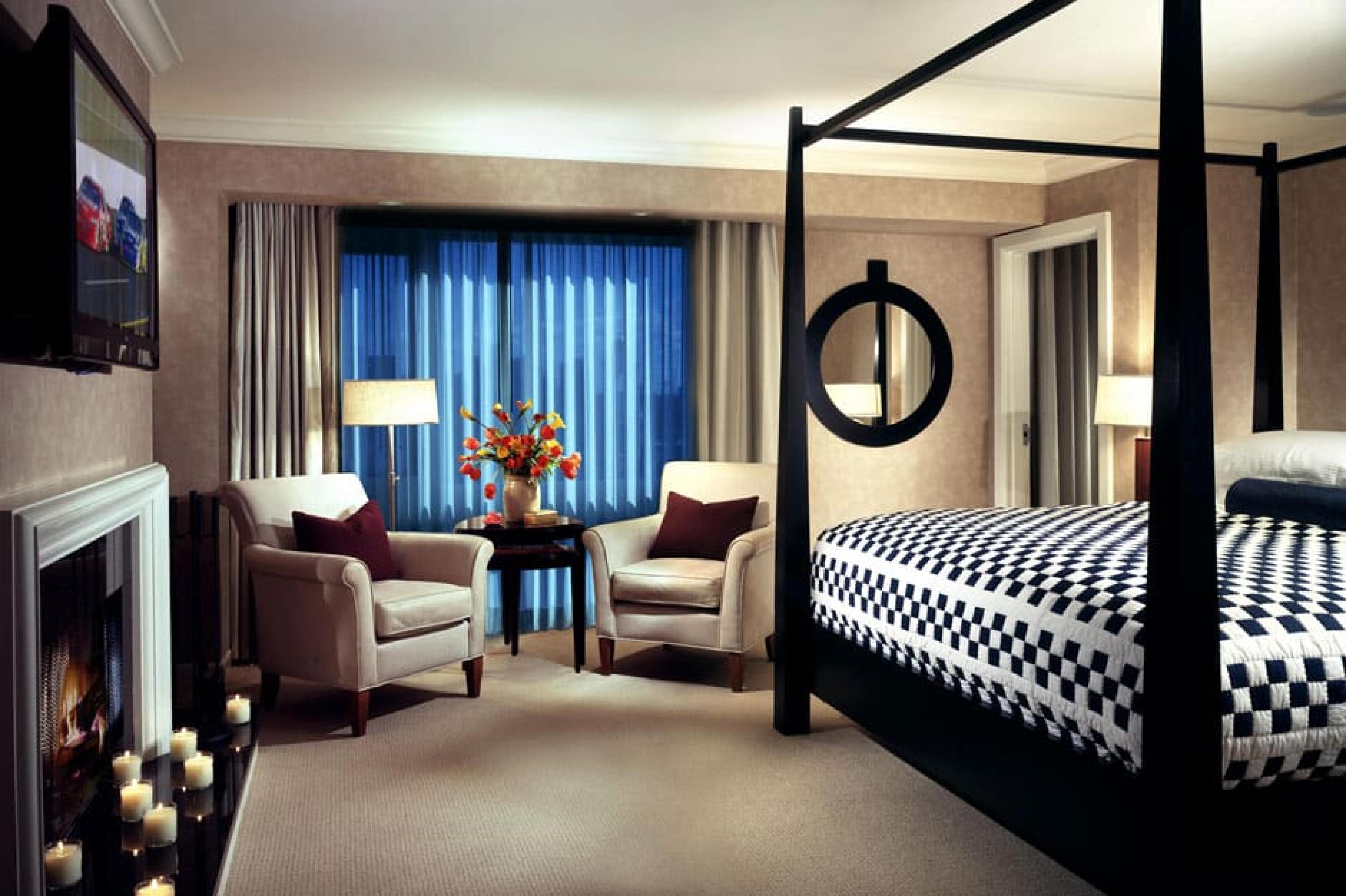 Bedroom at Charles Hotel, Boston, New England