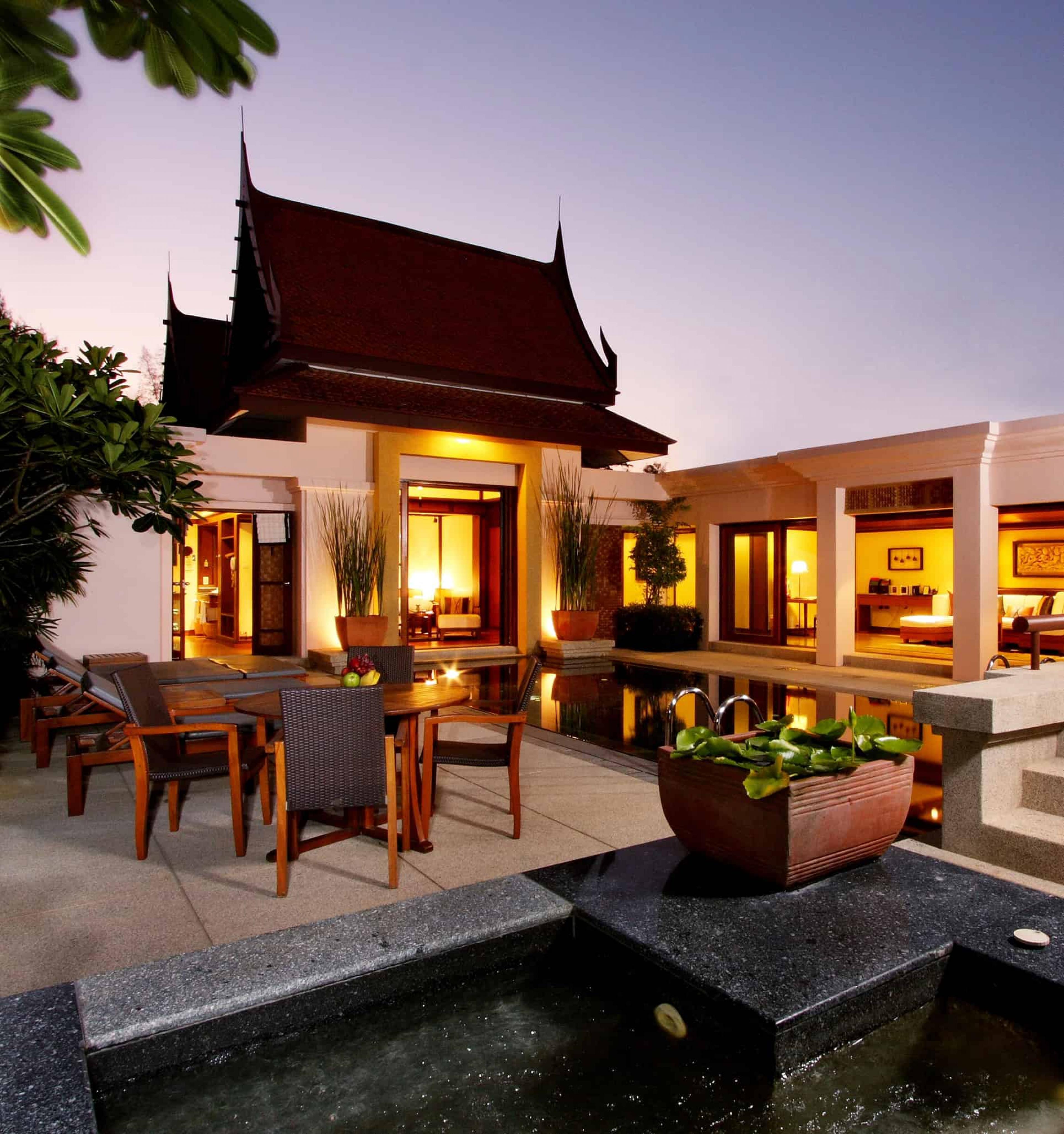Pool lounge at Banyan Tree Phuket, Phuket, Thailand
