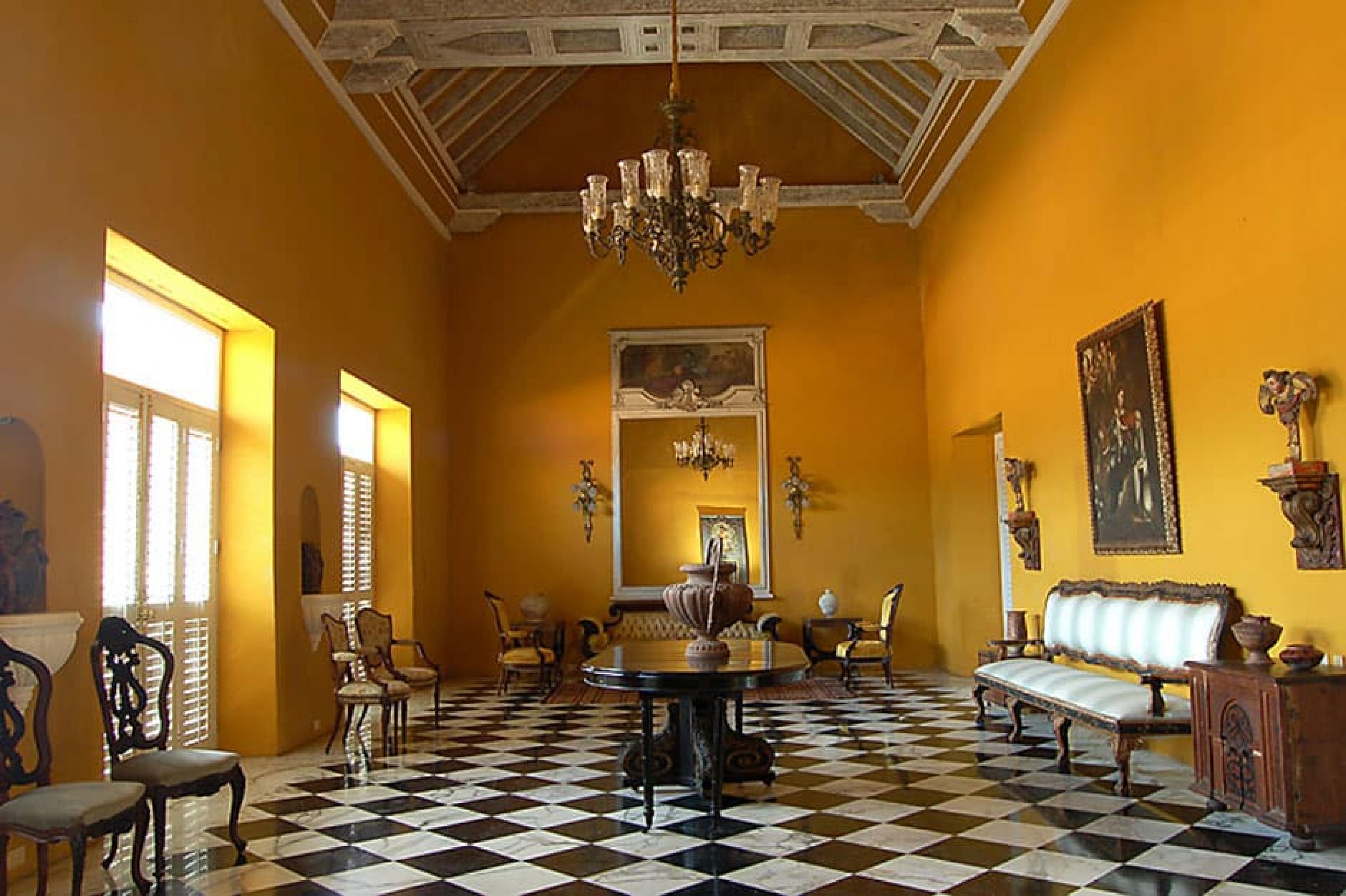 Lobby at Casa Pestagua, Cartagena, Colombia