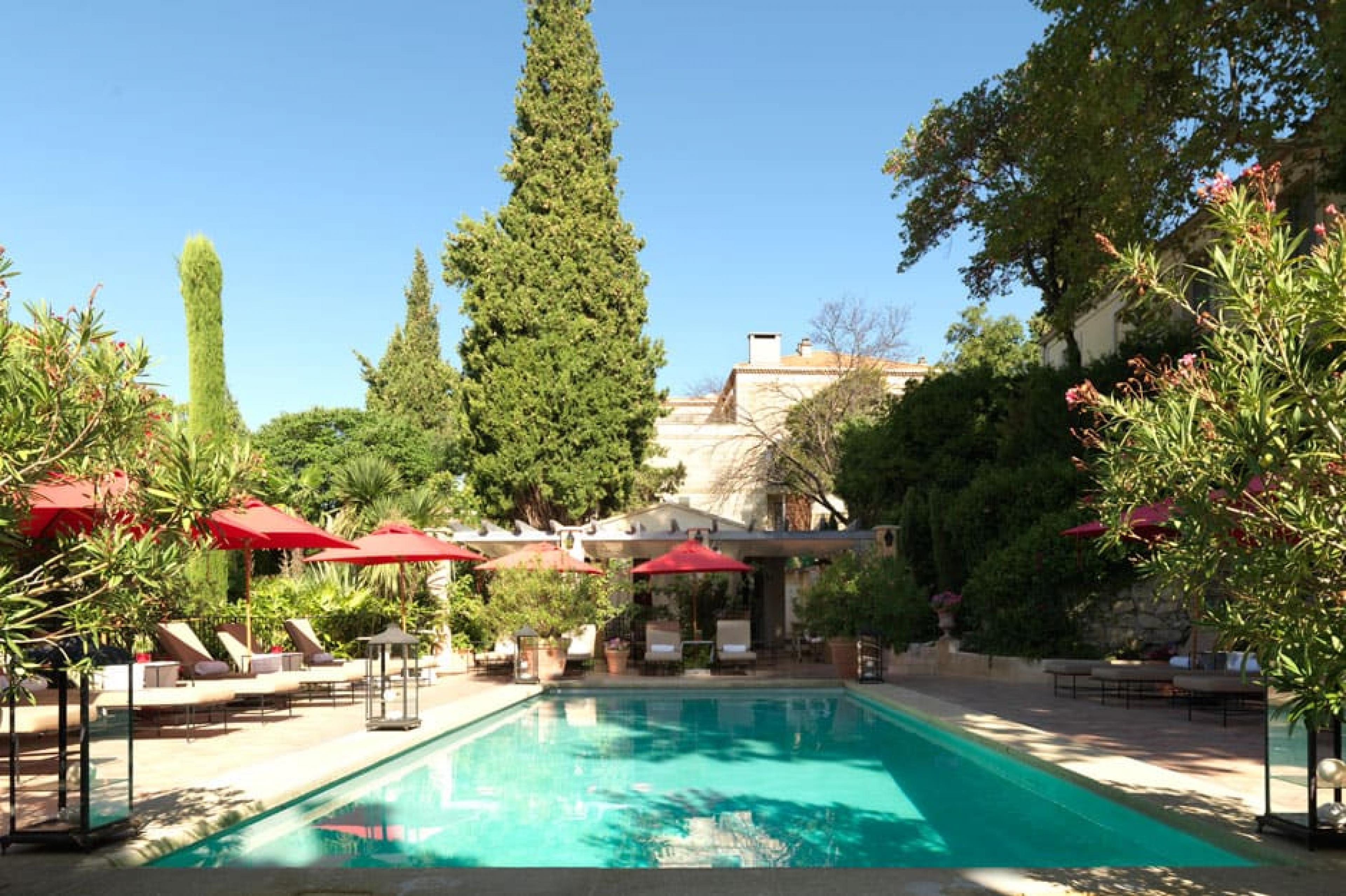 Pool Lounge at Villa Gallici, Provence, France