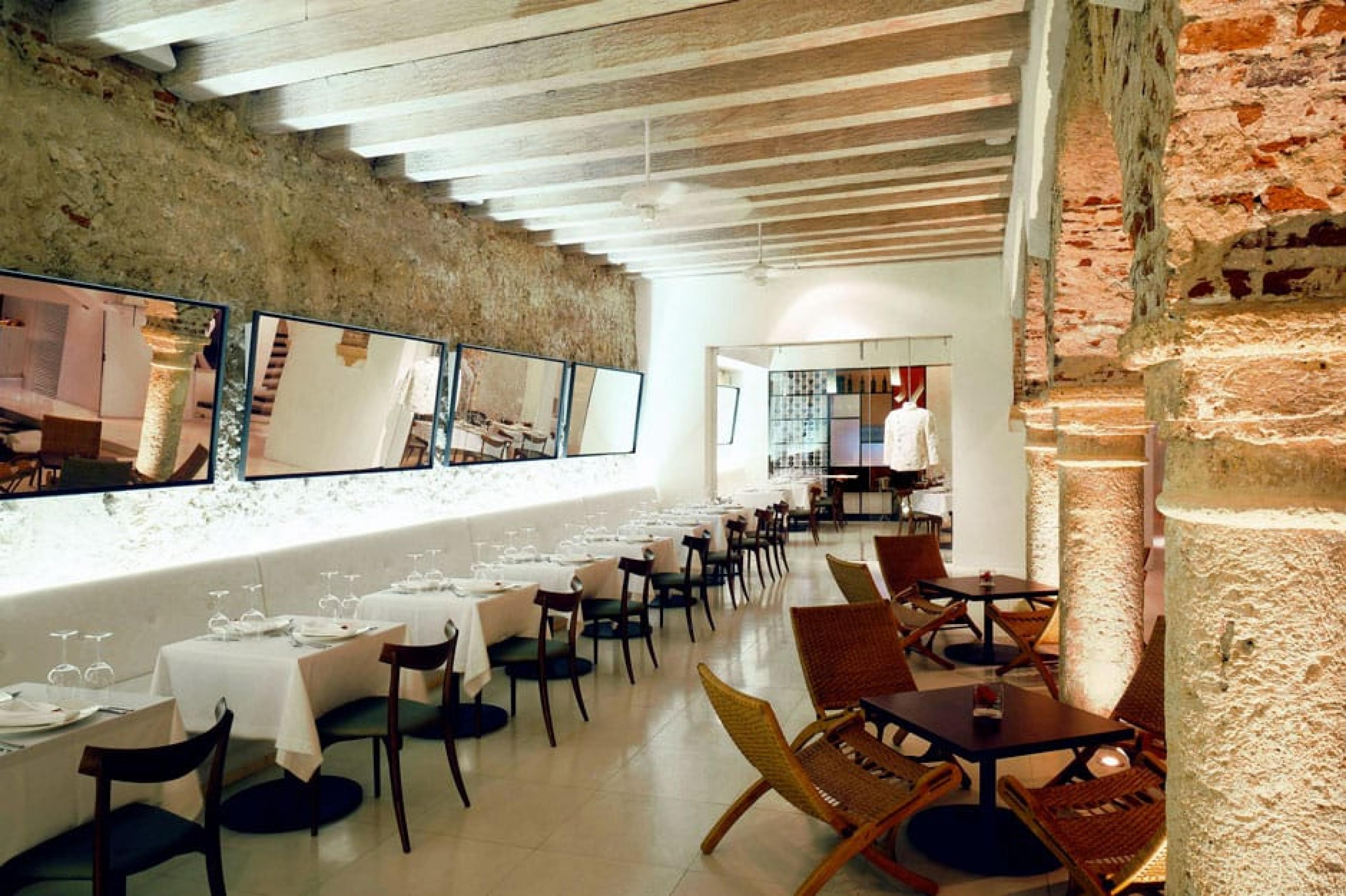 Dinning Area at Vera Restaurant Cartagena, Colombia