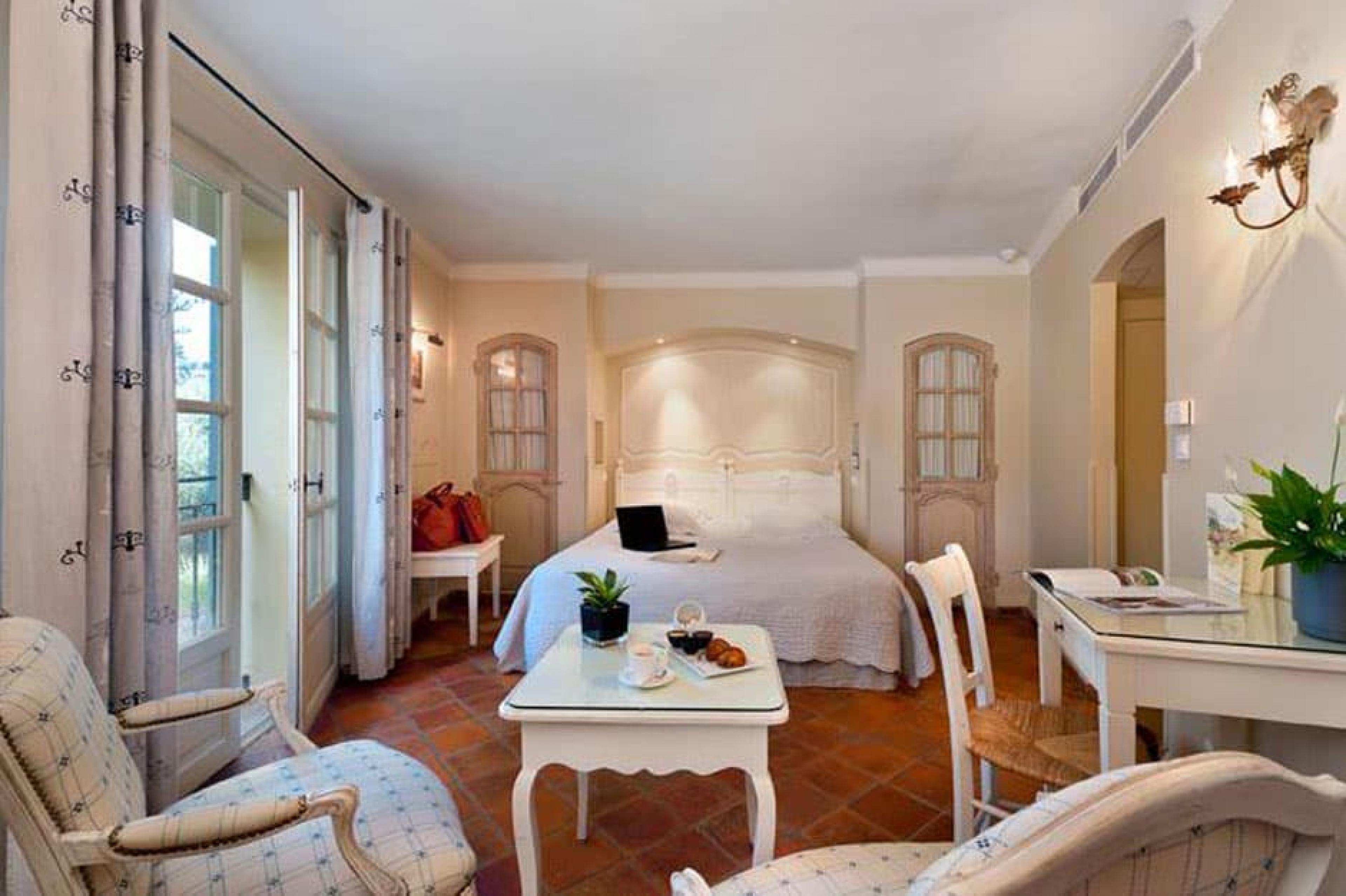 Bedroom at Bastide de Saint Antoine, French Riviera, France