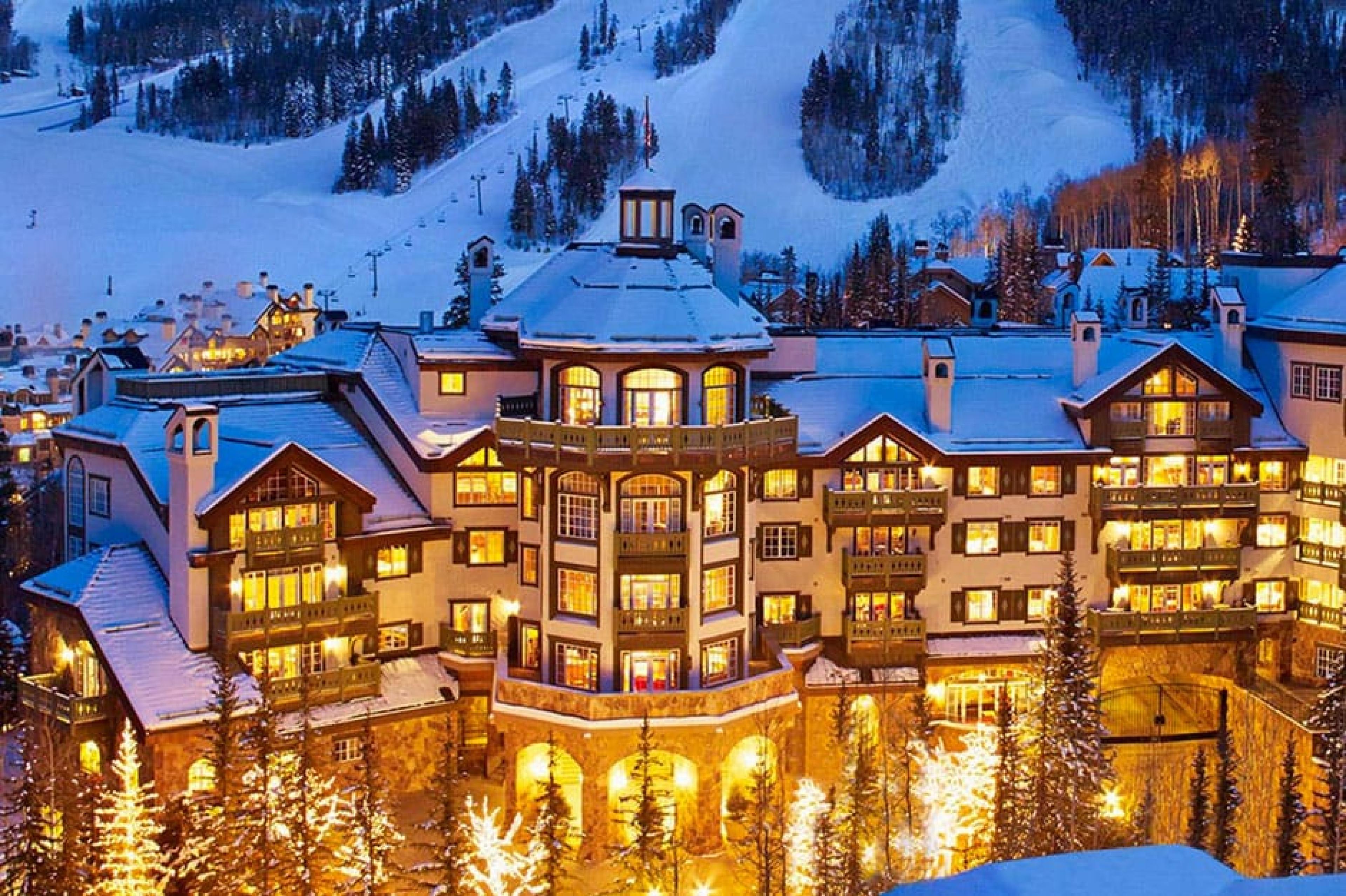 Aerial View : The Chateau Residence Club, Beaver Creek, American West