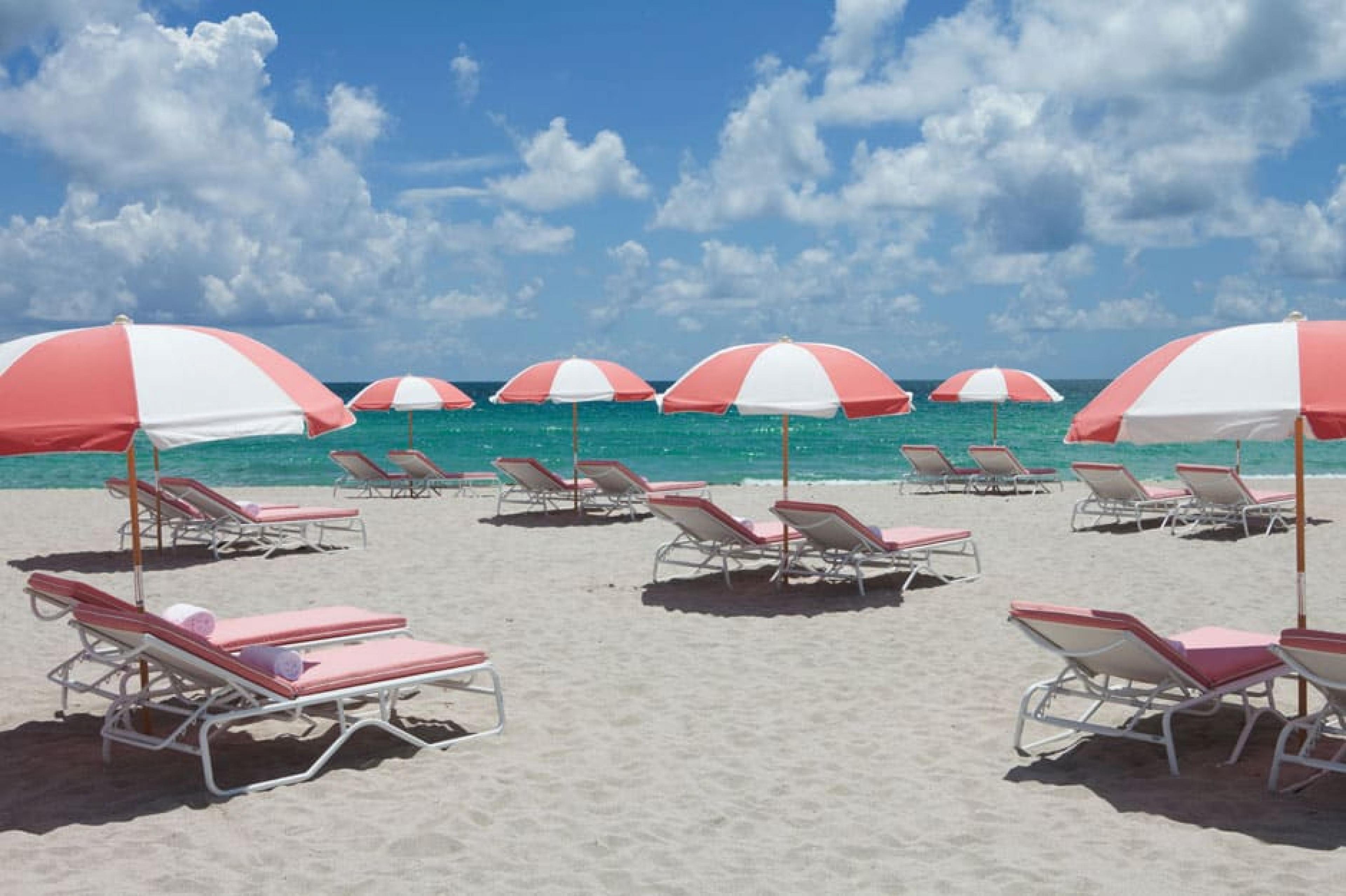 Beach Lounge at SLS Hotel South Beach, Miami, Florida - Courtesy of the SLS Hotel
