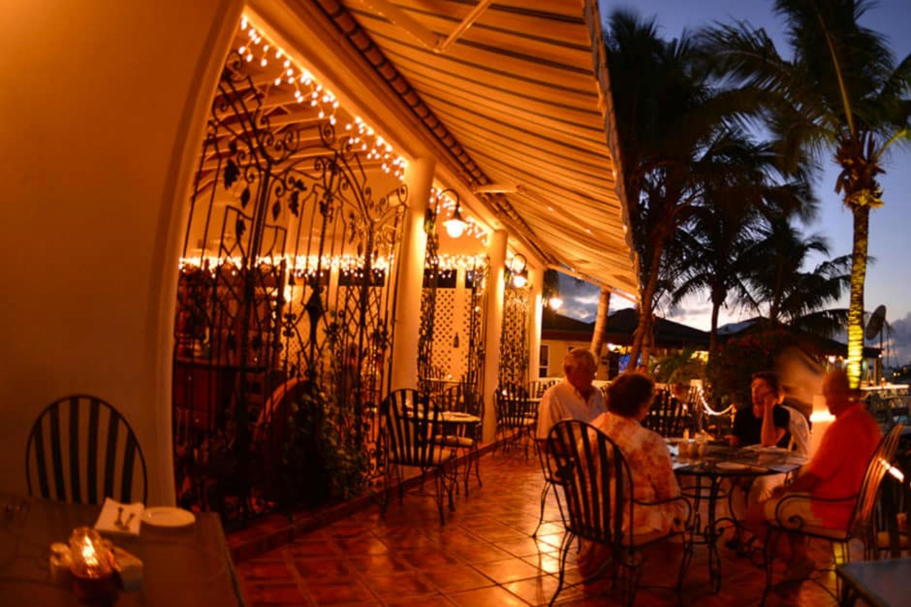 Dinning Area at Baci, Turks & Caicos, Caribbean