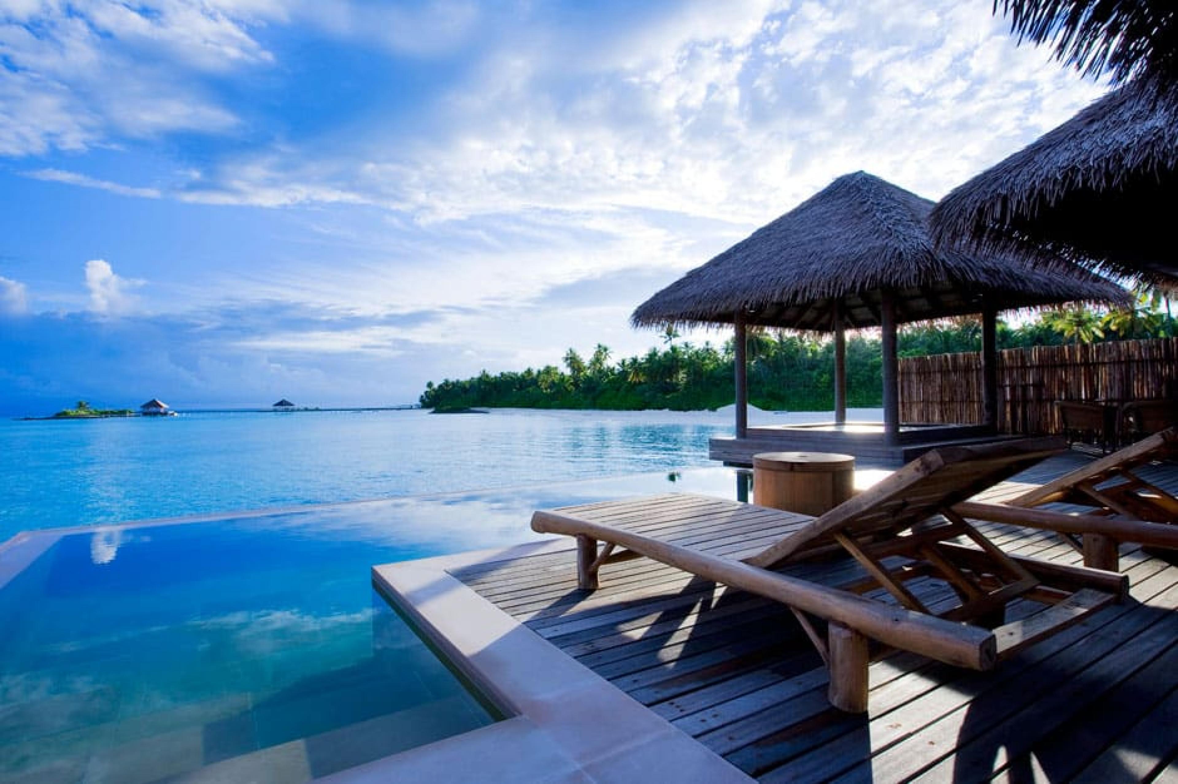 Pool Lounge at Maalifushi by COMO, Maldives