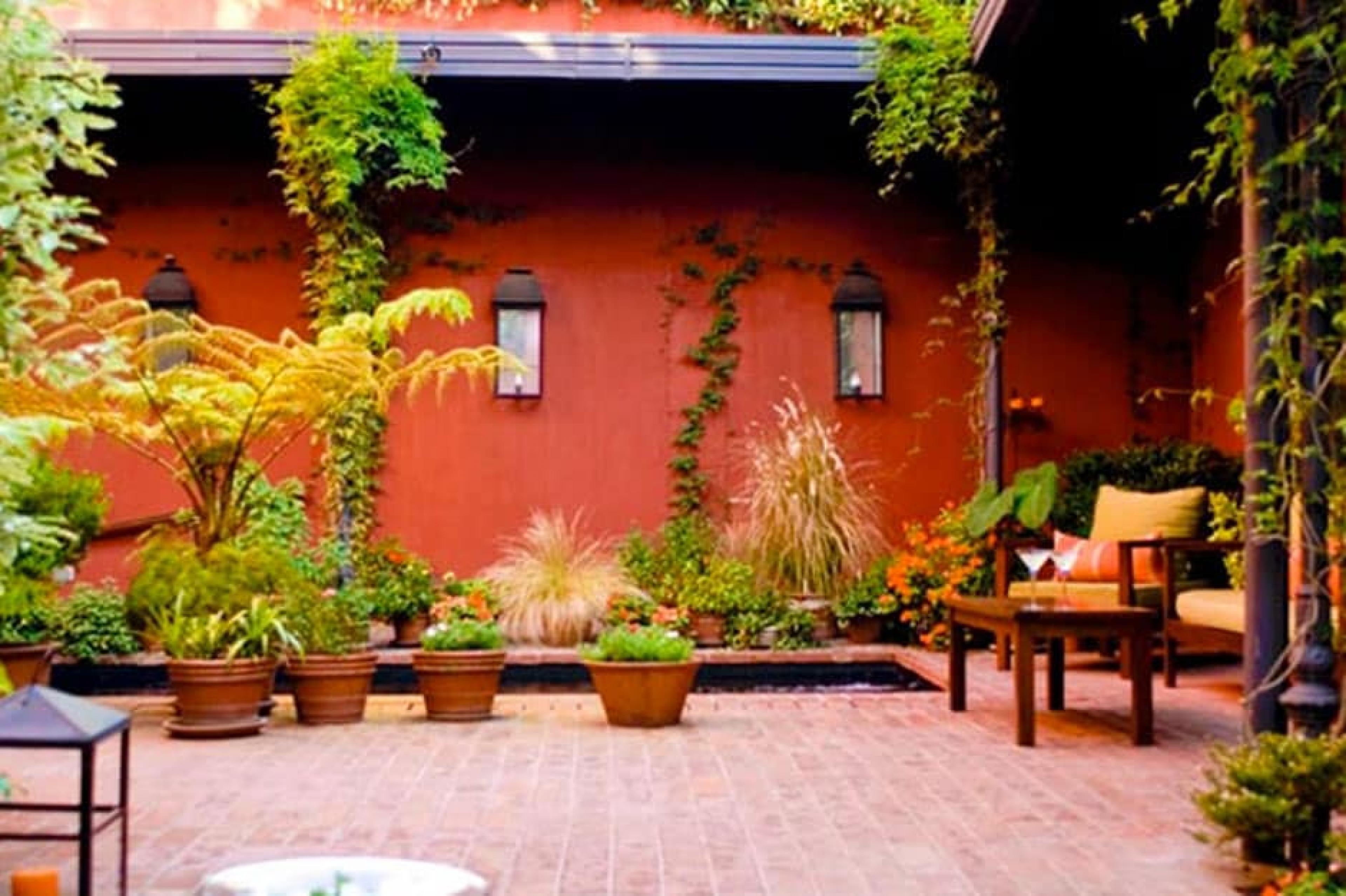 Courtyard at Jardin Escondido, Buenos Aires, Argentina