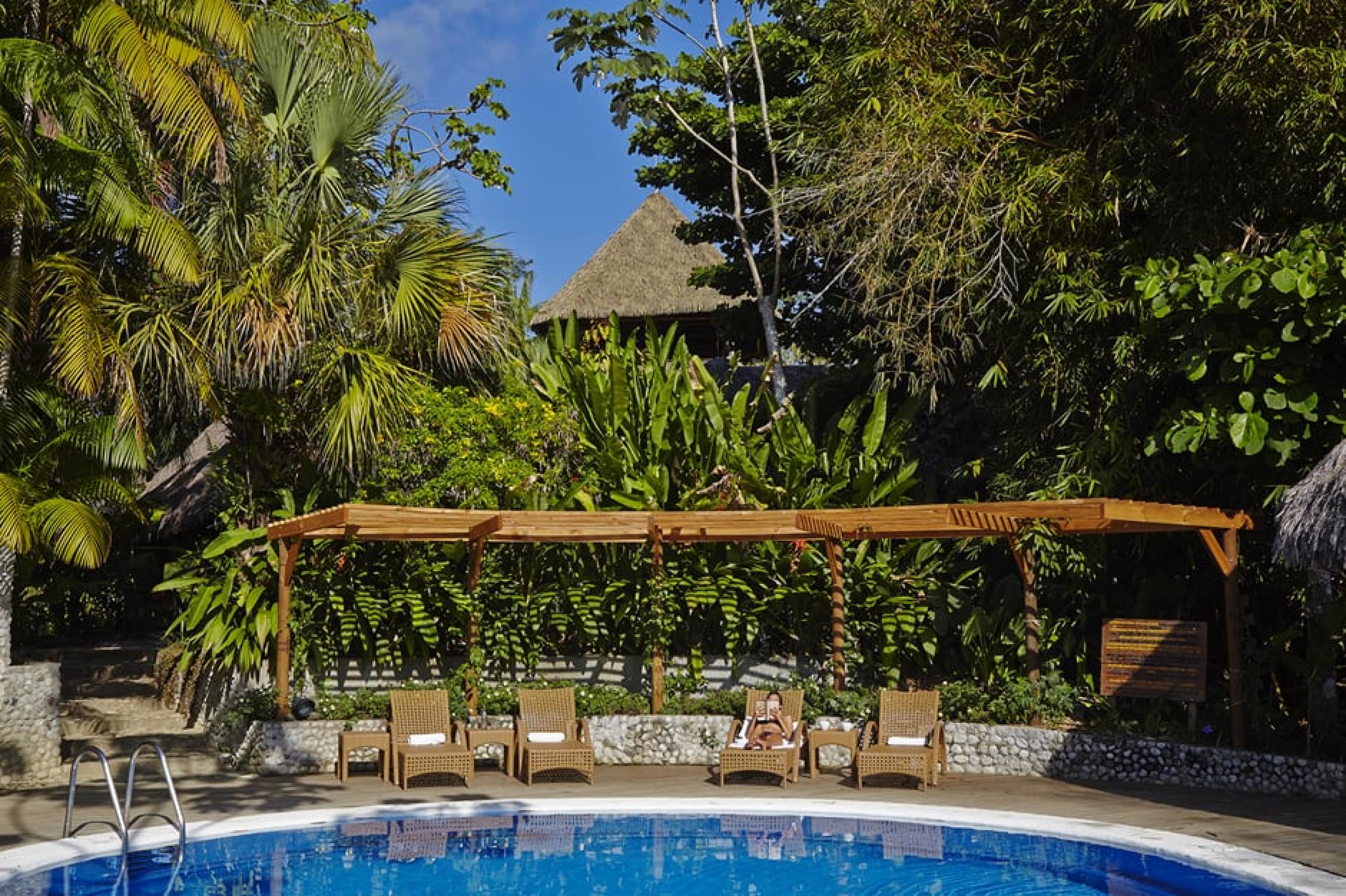 Pool Lounge at Lapa Rios Eco Lodge & Wildlife Reserve, Costa Rica, Costa Rica
