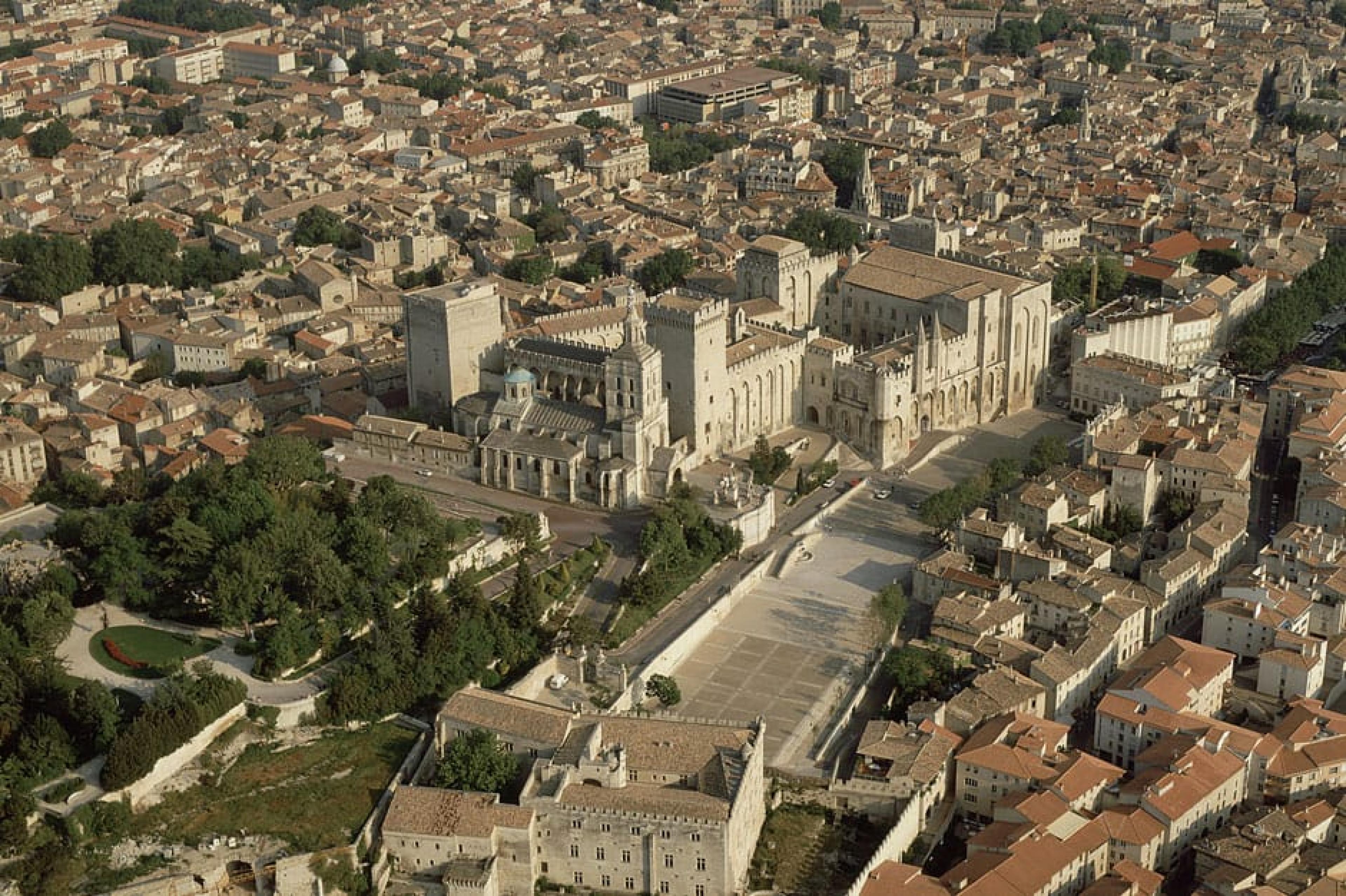 Aerial View-Avignon ,Provence, France-Photo by Daniel Phillipe