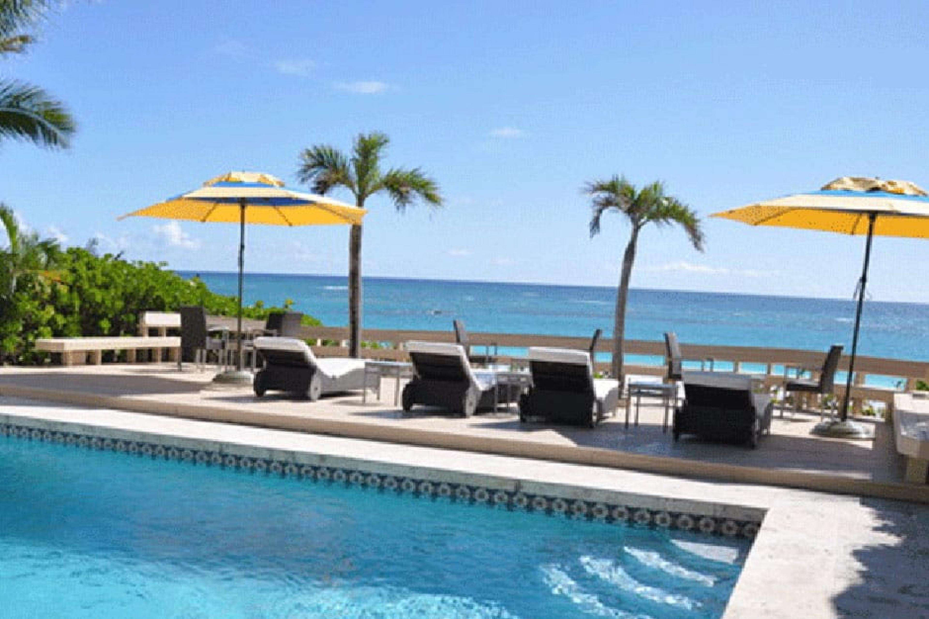 Pool Lounge at Runaway Hill Club, Harbour Island, Caribbean
