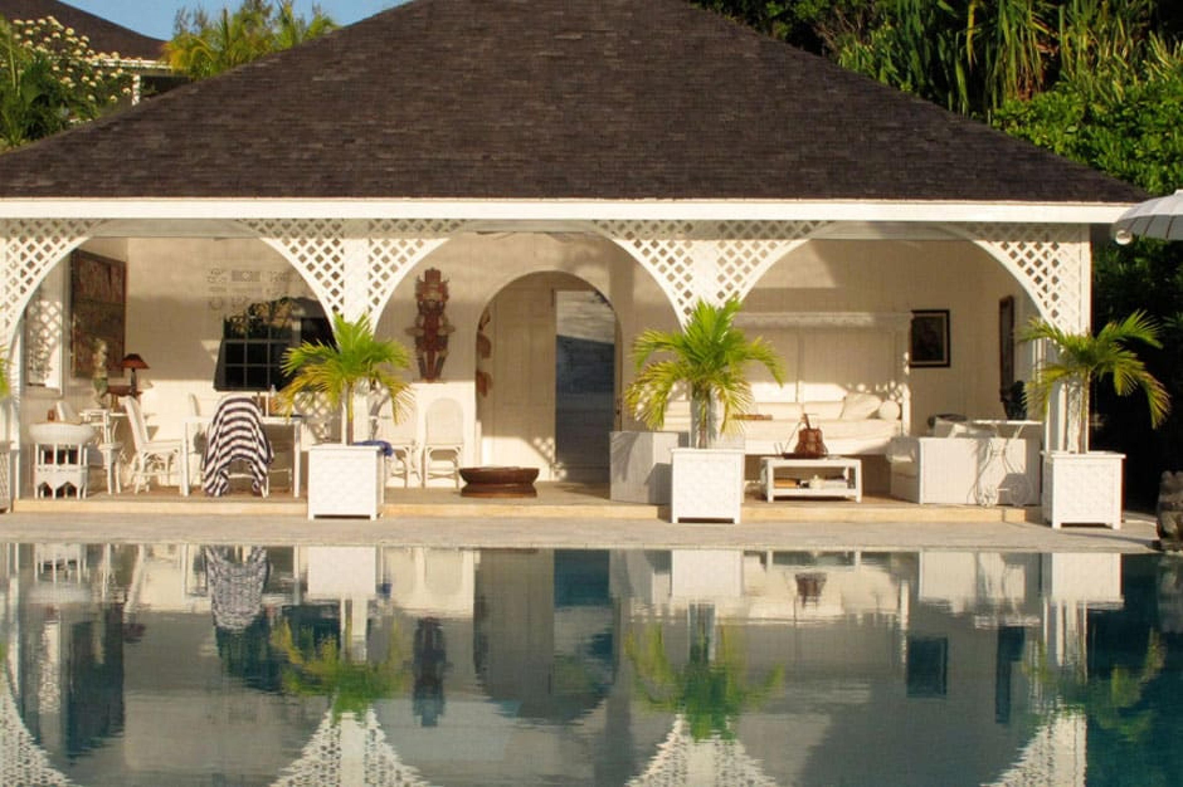 Pool Lounge at House Rentals, Harbour Island, Caribbean
