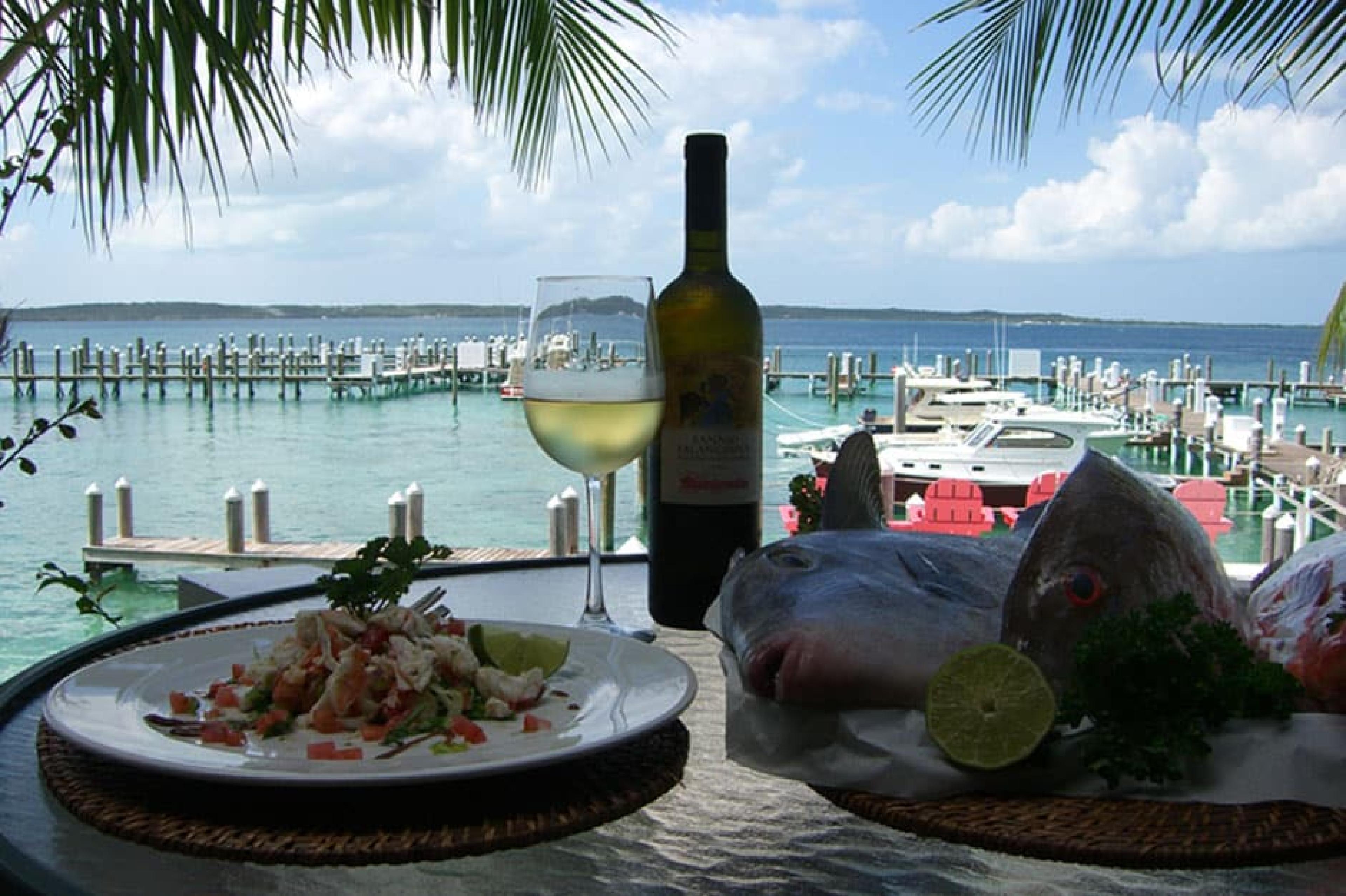 Food at Aqua Pazza, Harbour Island, Caribbean