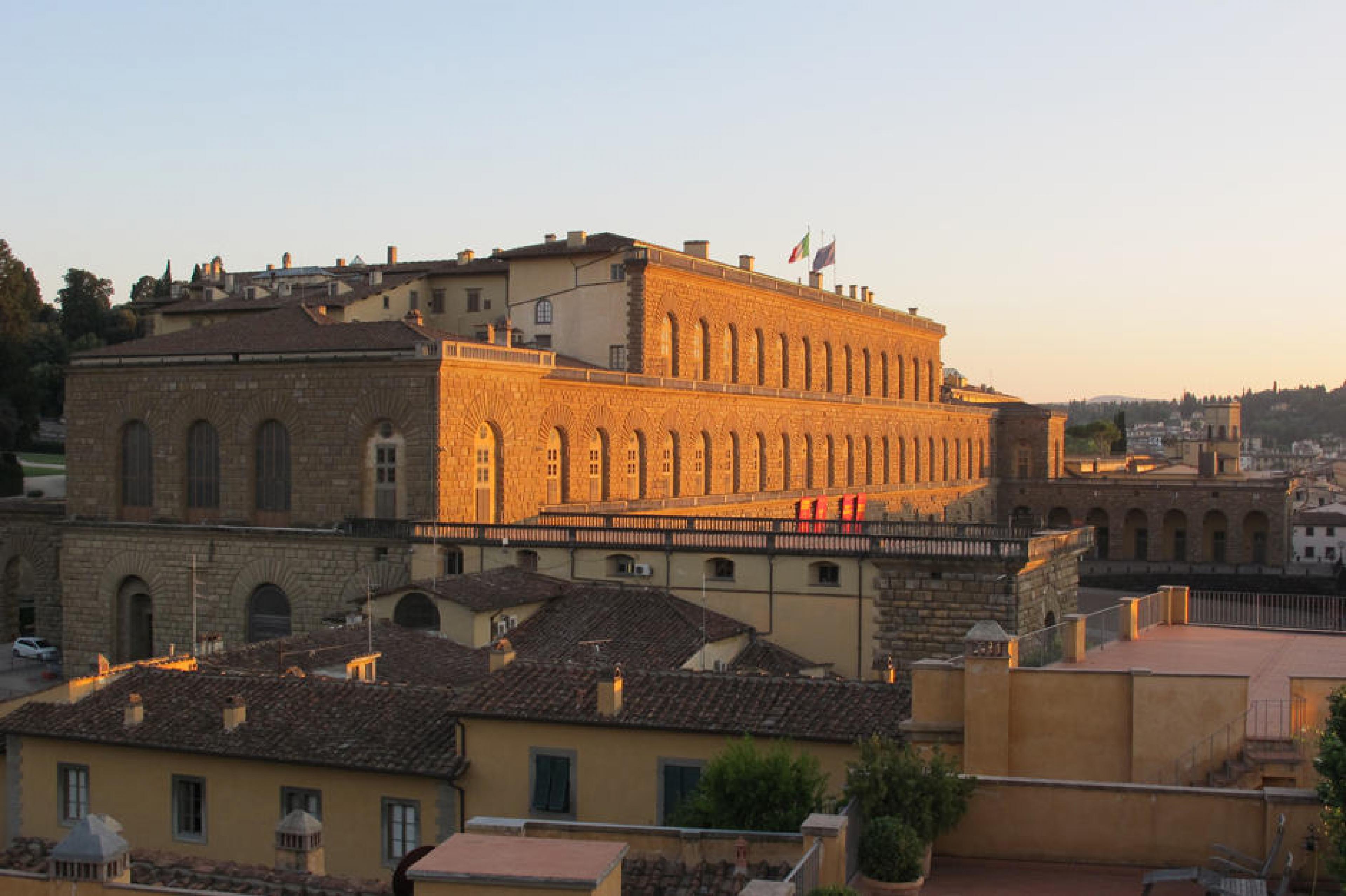 Aerial View -   Palazzo Pitti, Florence, Italy - Courtesy Sai L. Ko