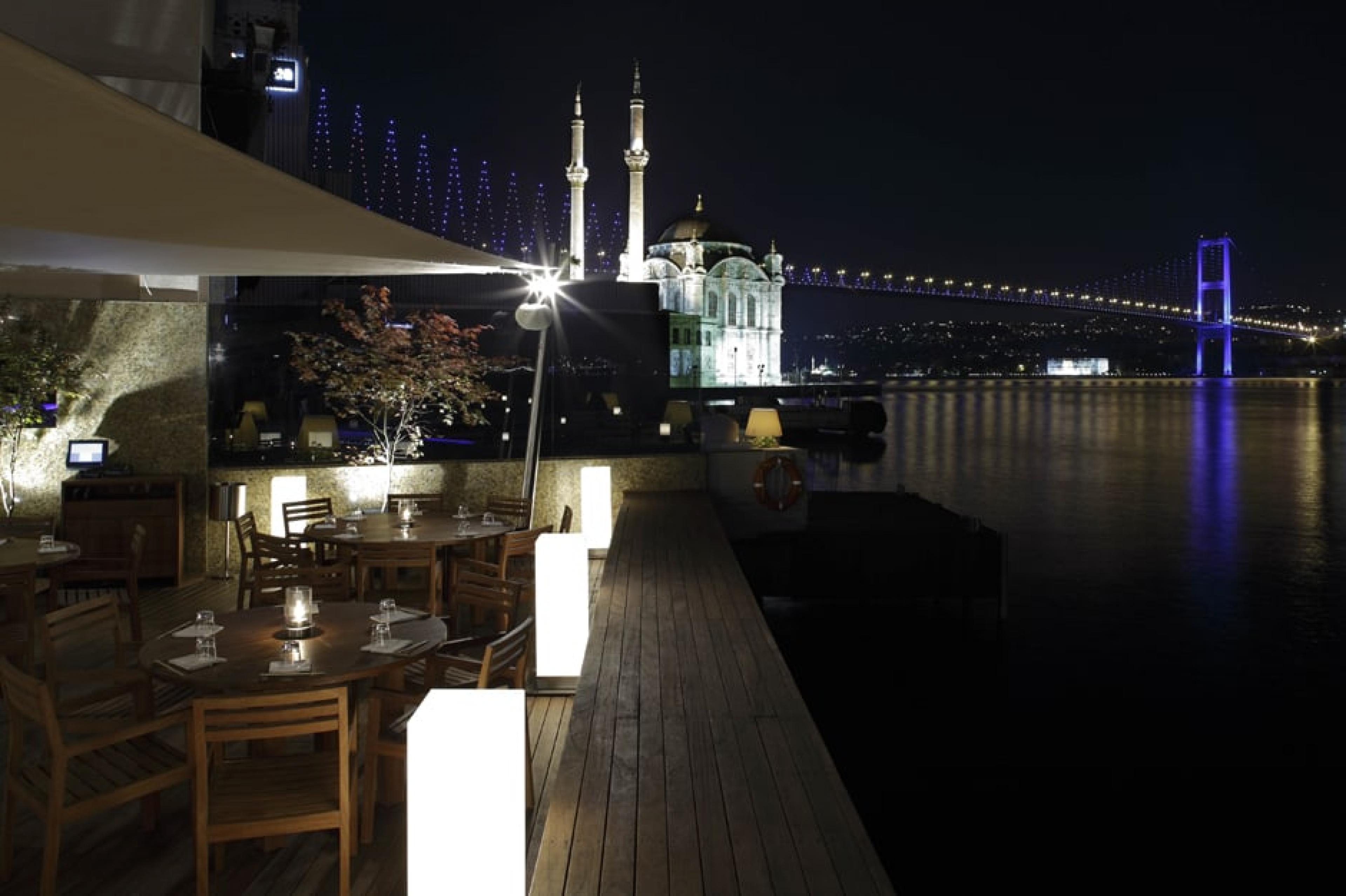 Dinning Area at Zuma, Istanbul, Turkey
