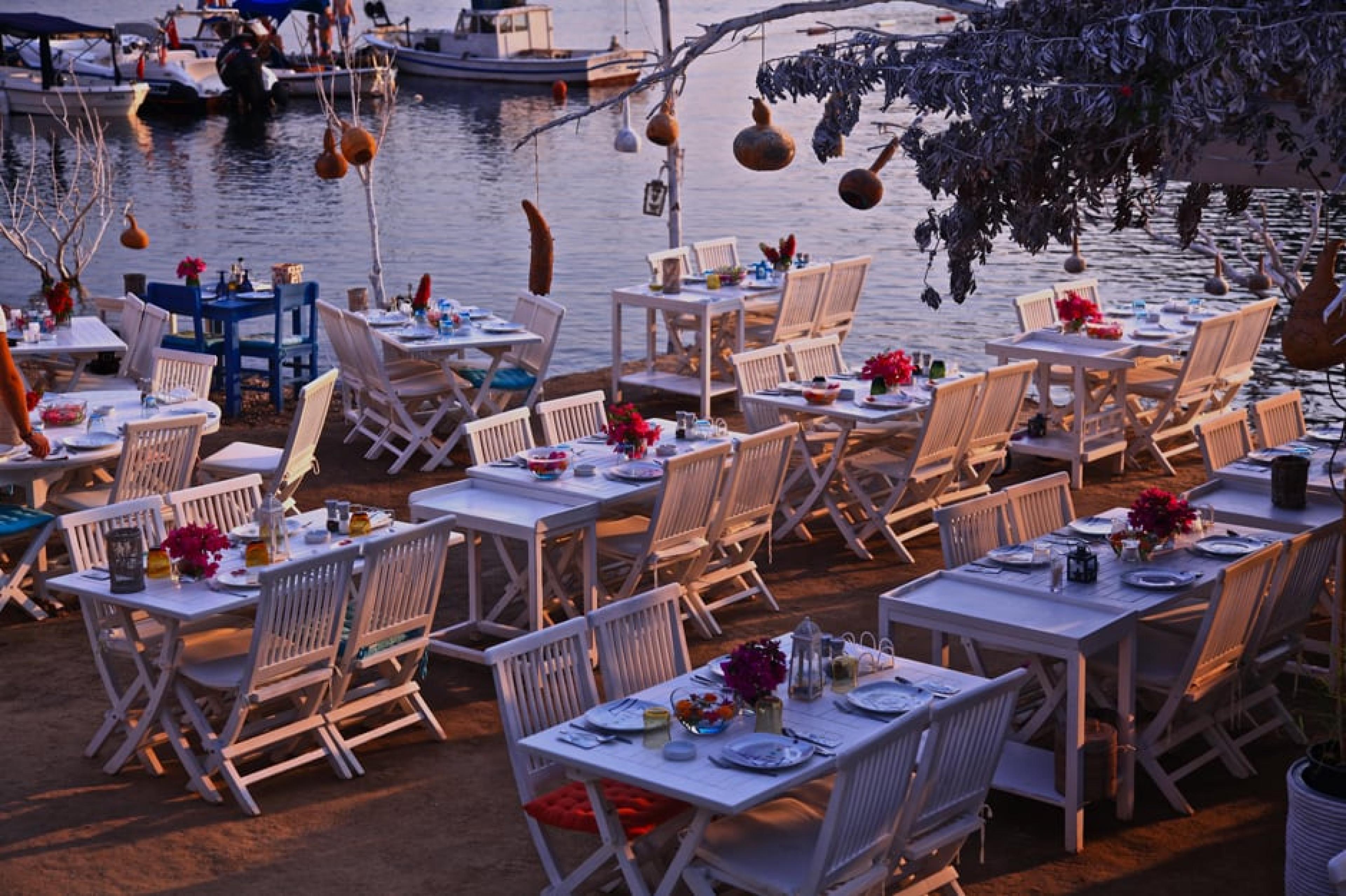 Dinning Area at Mimoza ,  Bodrum, Turkey