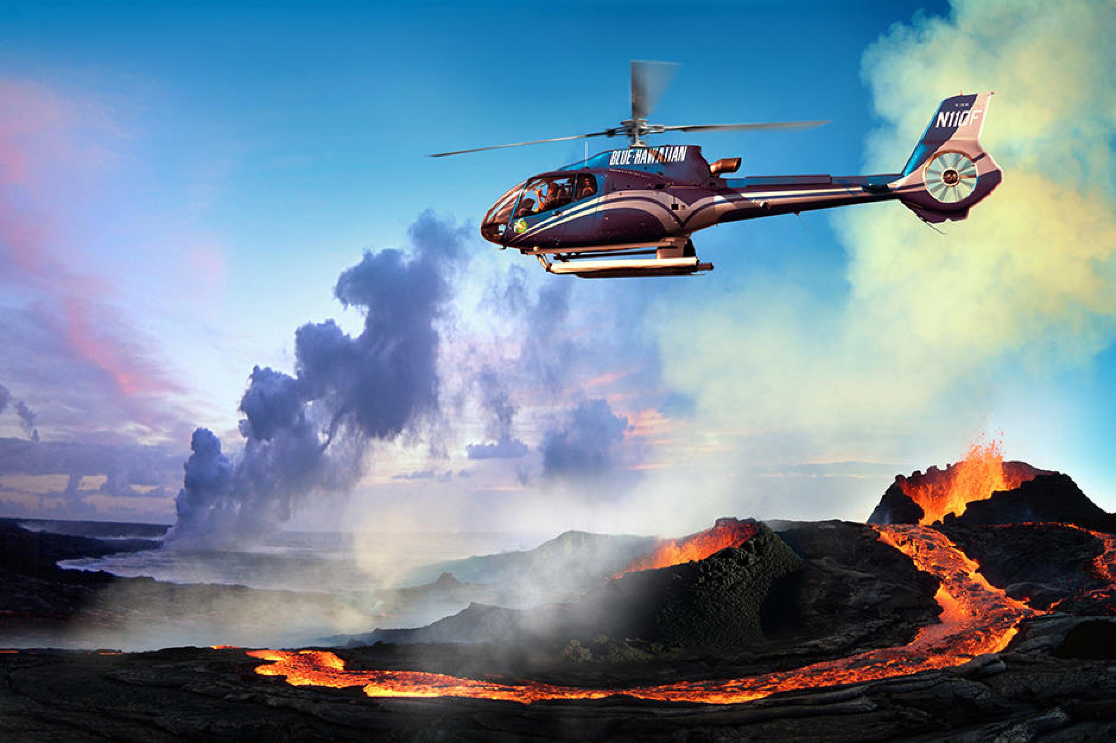 Aerial View - Blue Hawaiian Helicopters, Big Island, Hawaii