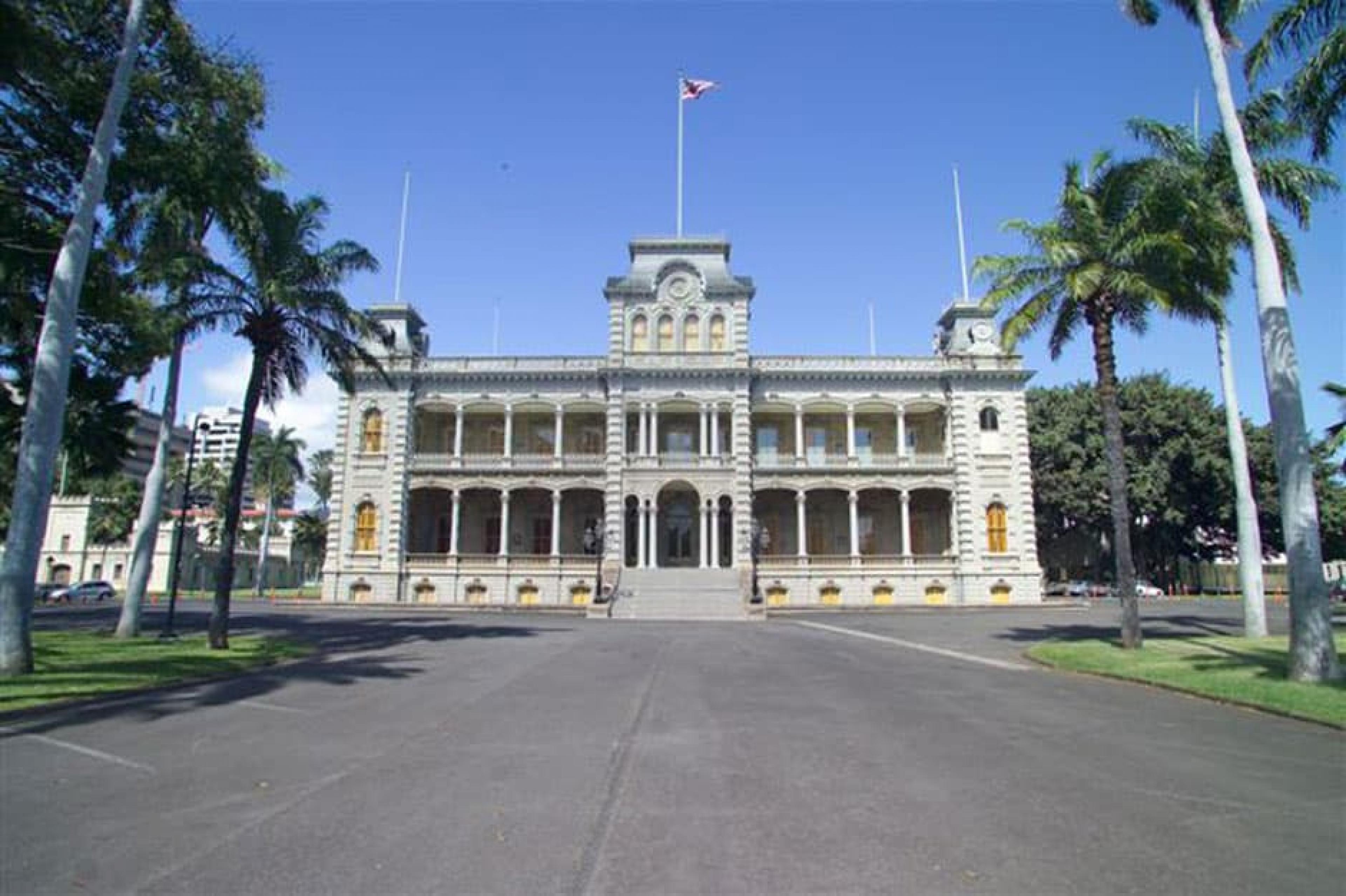 Exterior View - Iolani Palace,Hawaii: Oahu, Hawaii