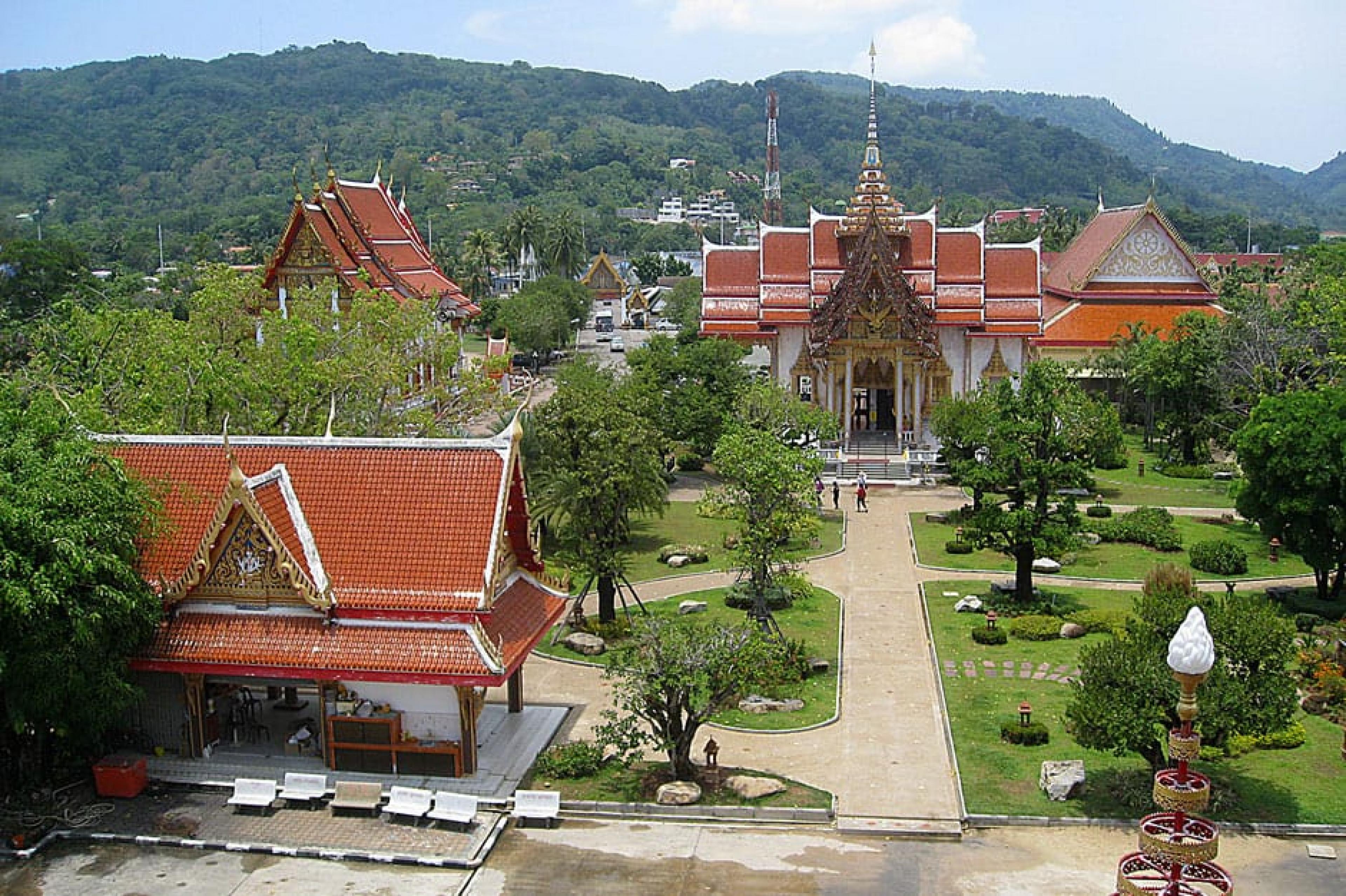 Temple at Wat Chalong , Phuket, Thailand ,Courtesy of Valerie Bolotova