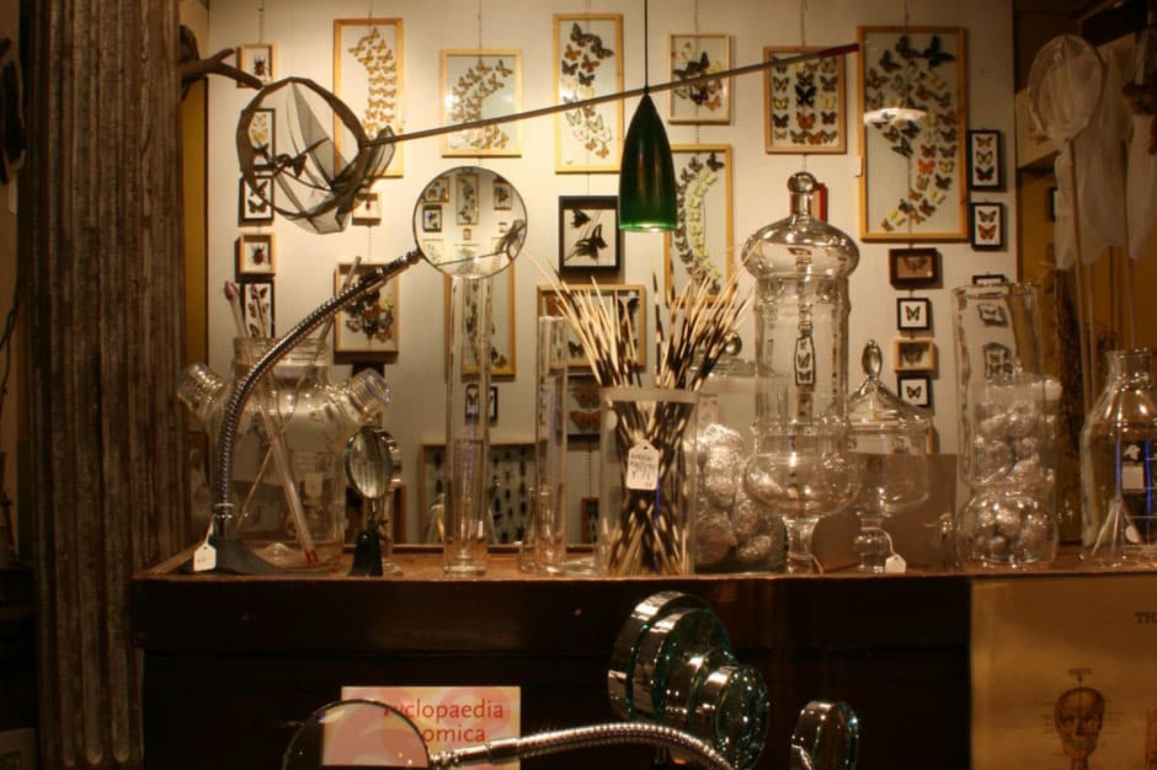 Glassware at Paxton Gate, San Francisco, California