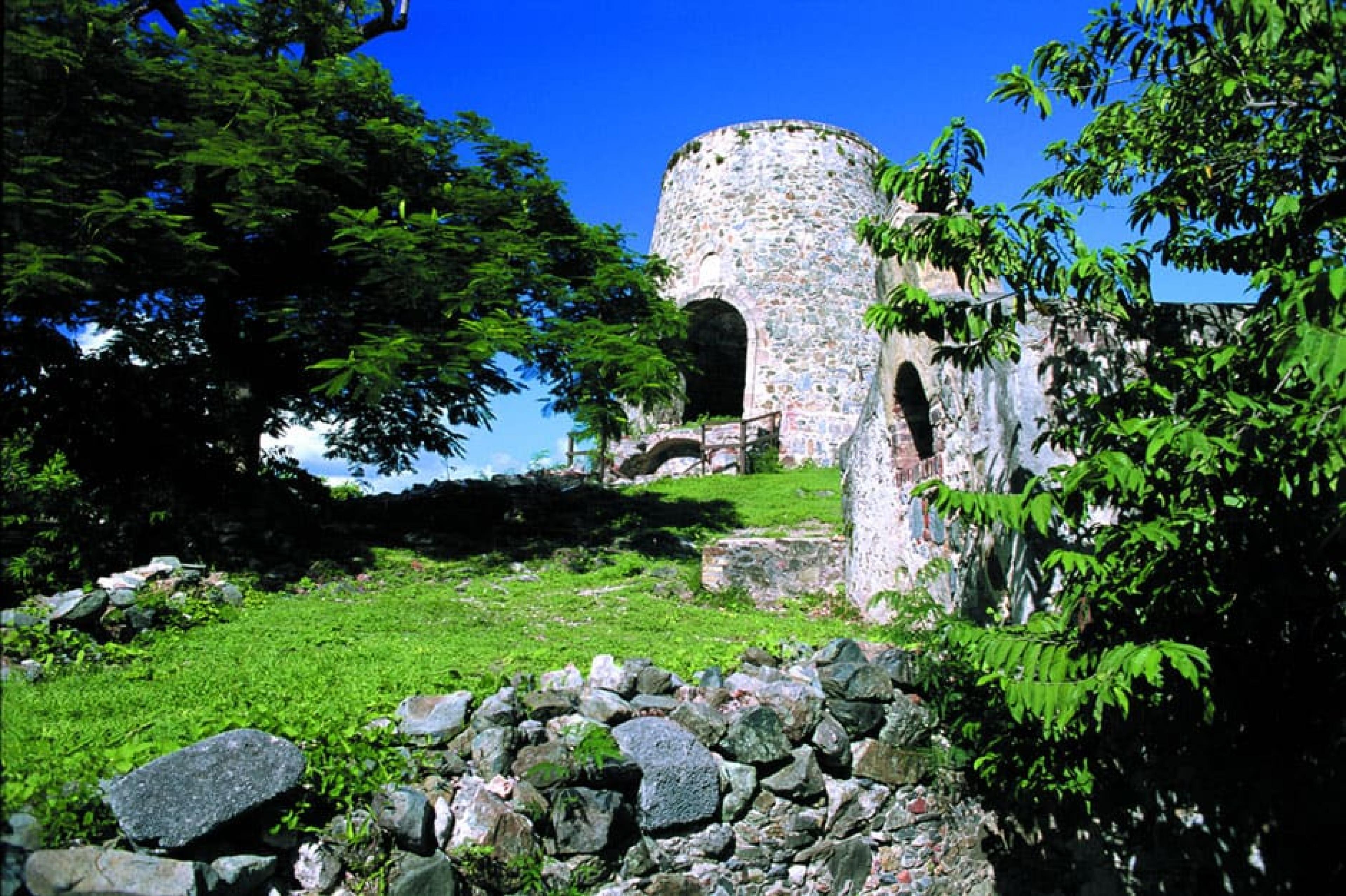 Exterior Veiw - Annaberg Sugar Mill Ruins , U.S. Virgin Islands, Caribbean ,Courtesy of USVI Tourism Board