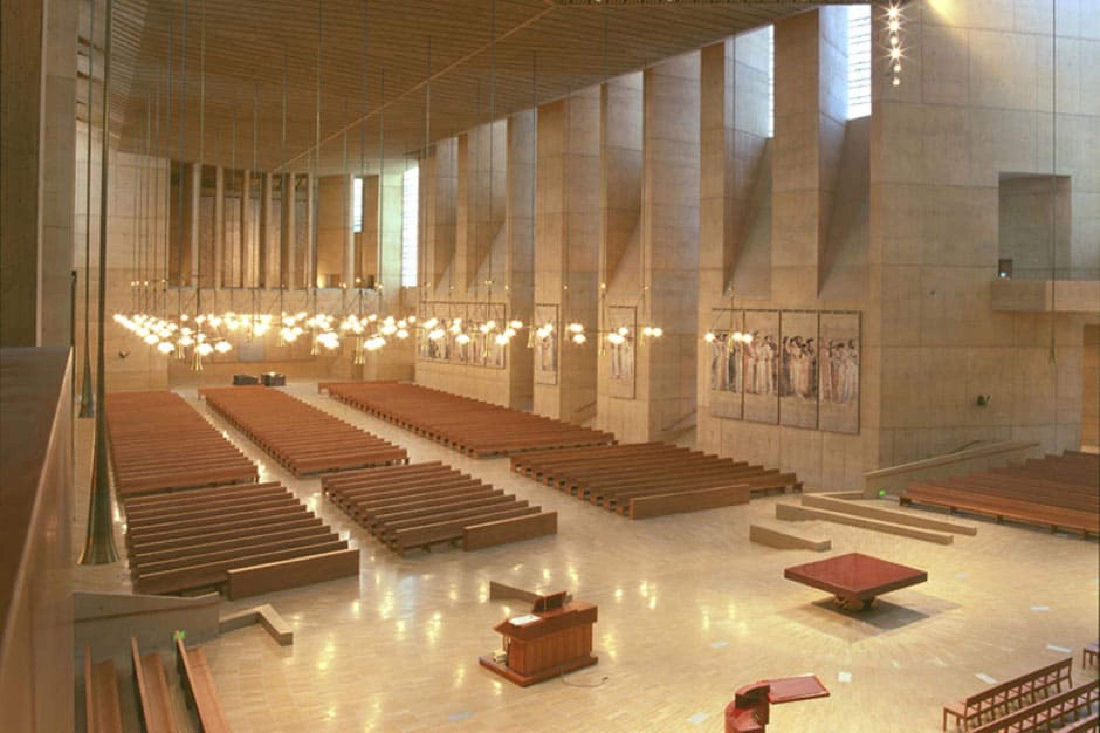 Interior Veiw - Cathedral of Our Lady of the Angels  ,  Los Angeles, California