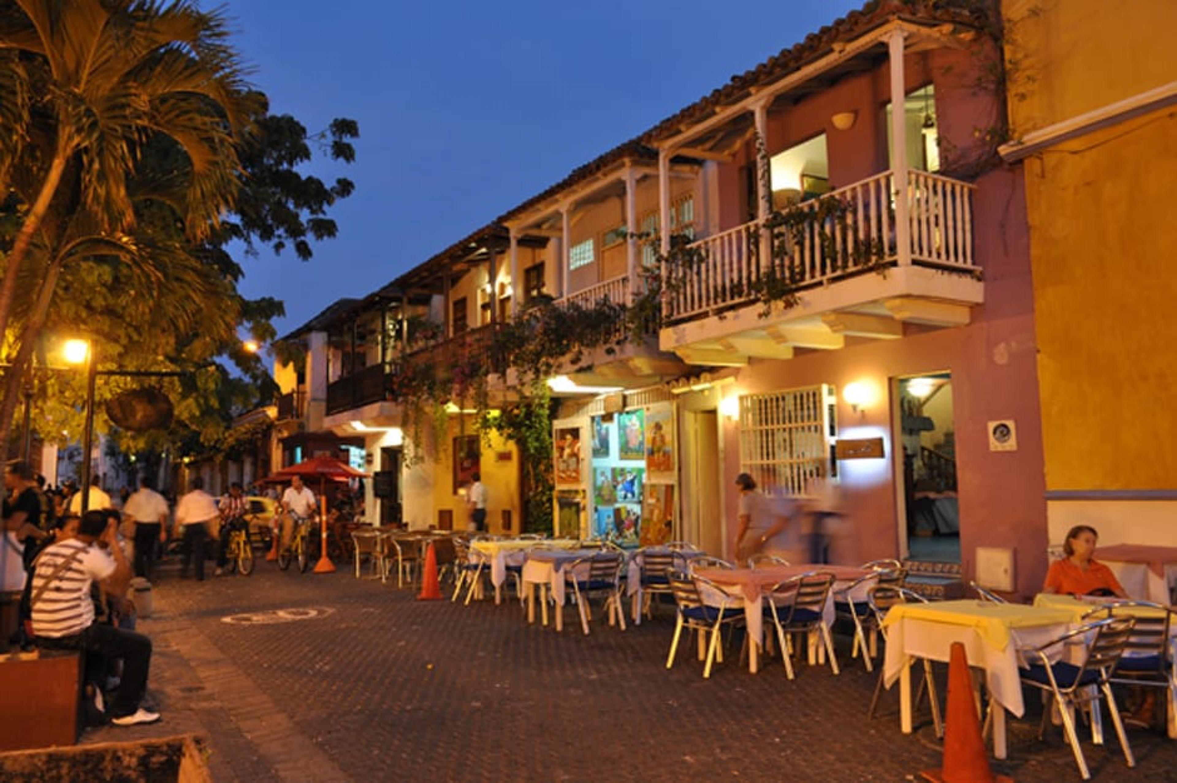Dinning Area at Juan del Mar: Pizzeria Gourmet, Cartagena, Colombia