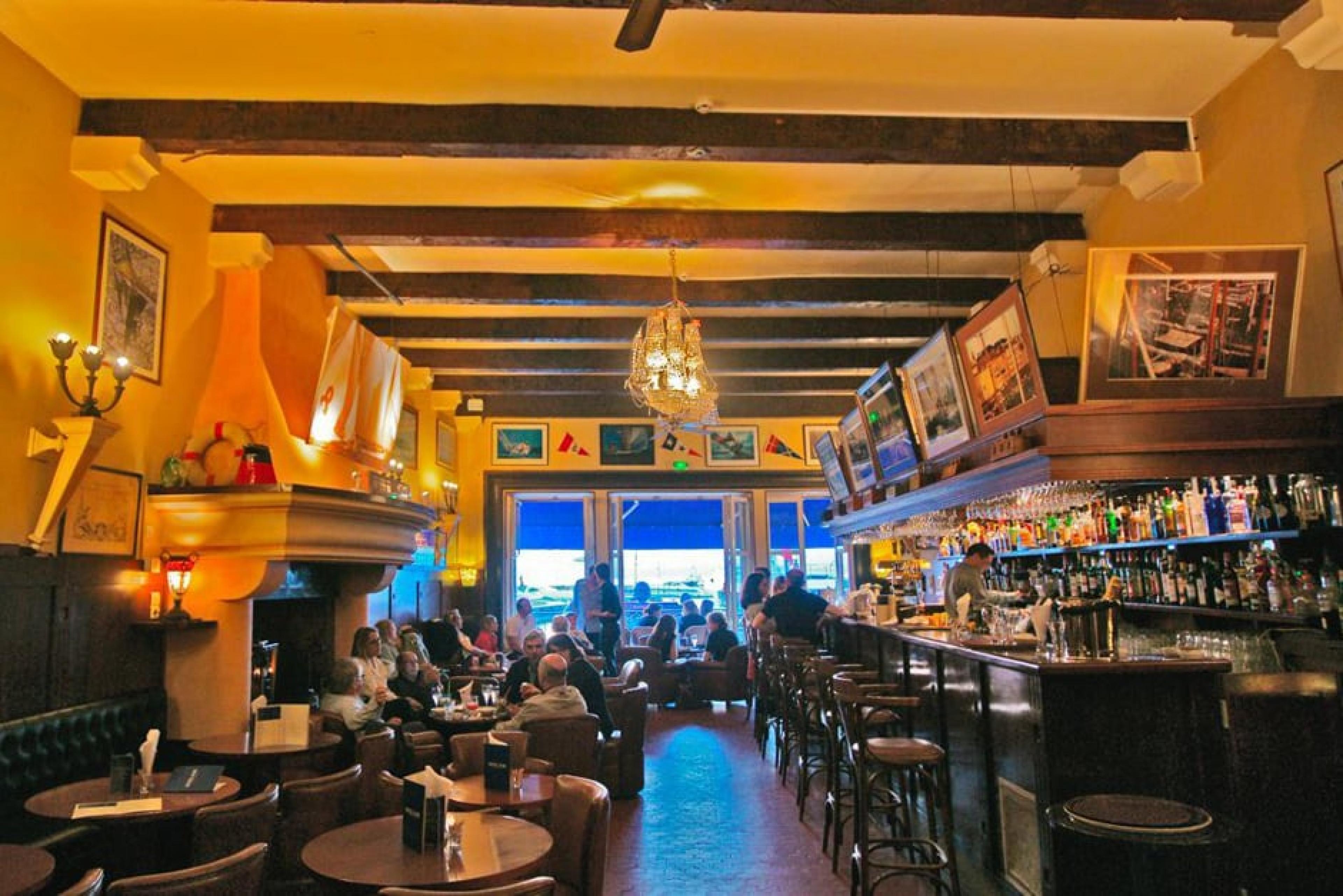 Dinning Area at Le Bar du Sube, St. Tropez, France