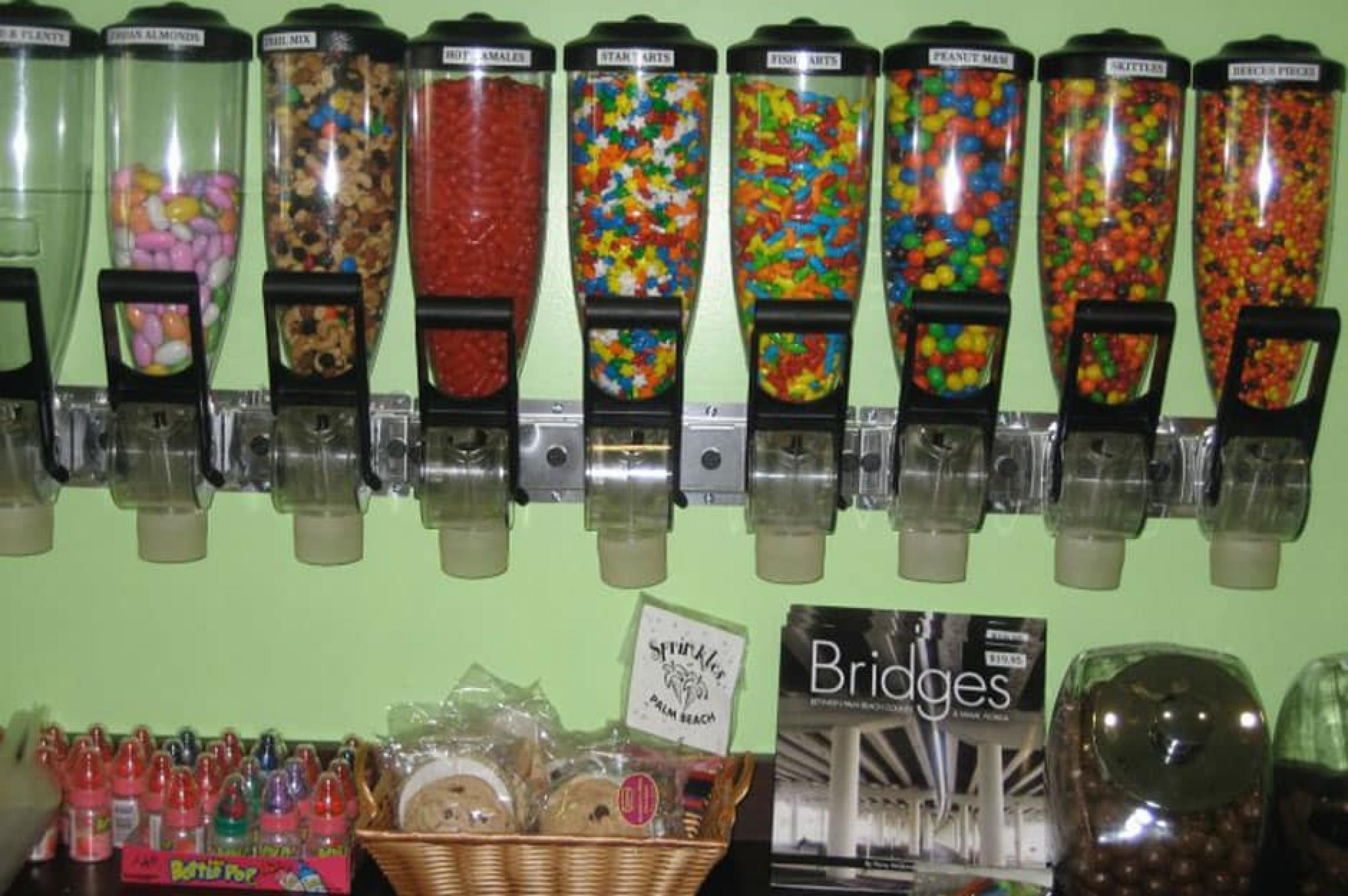 Candy Bar at Sprinkles, Palm Beach, Florida