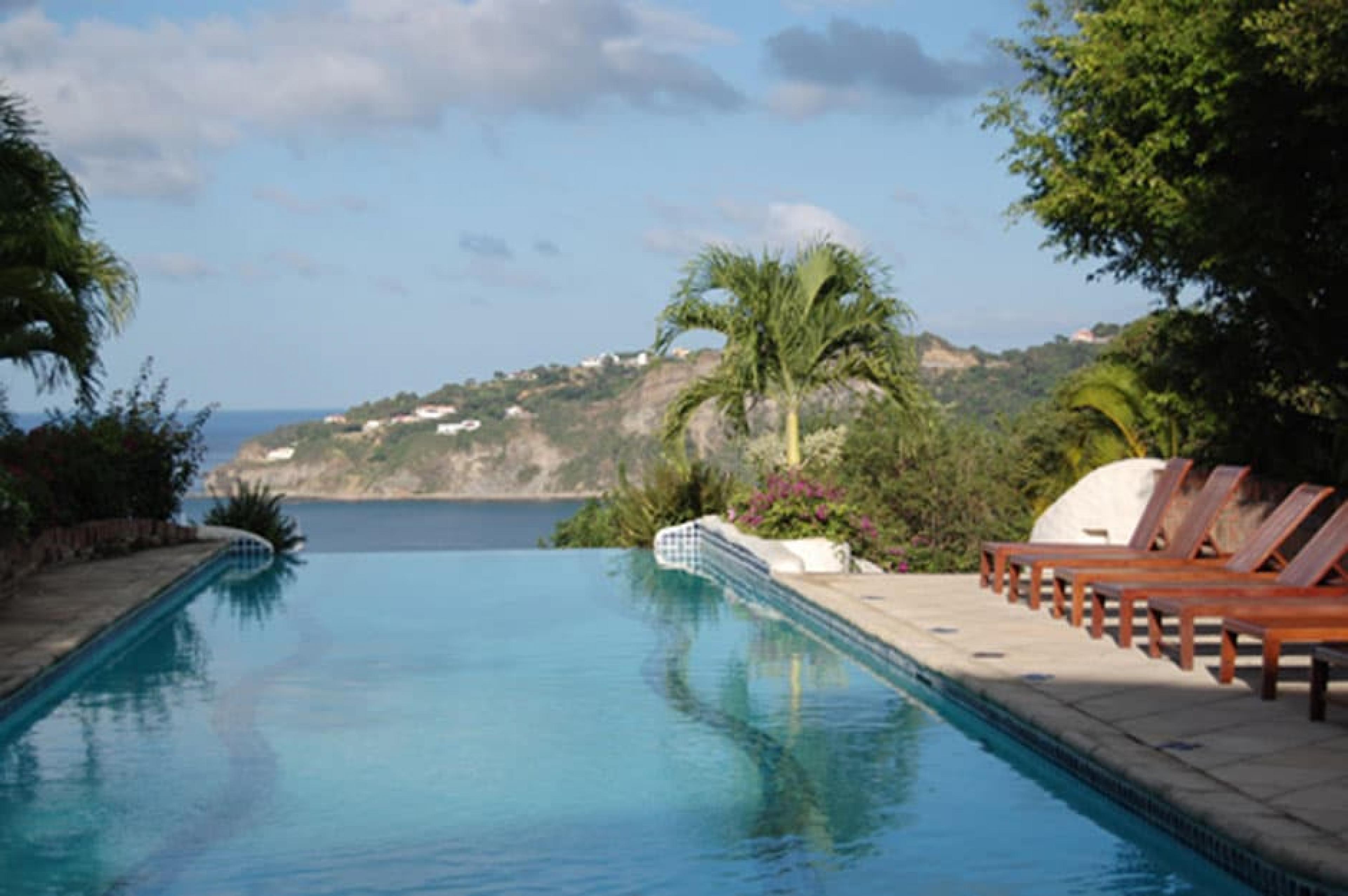 Pool Lounge  at Pelican Eyes Resort & Spa, Nicaragua