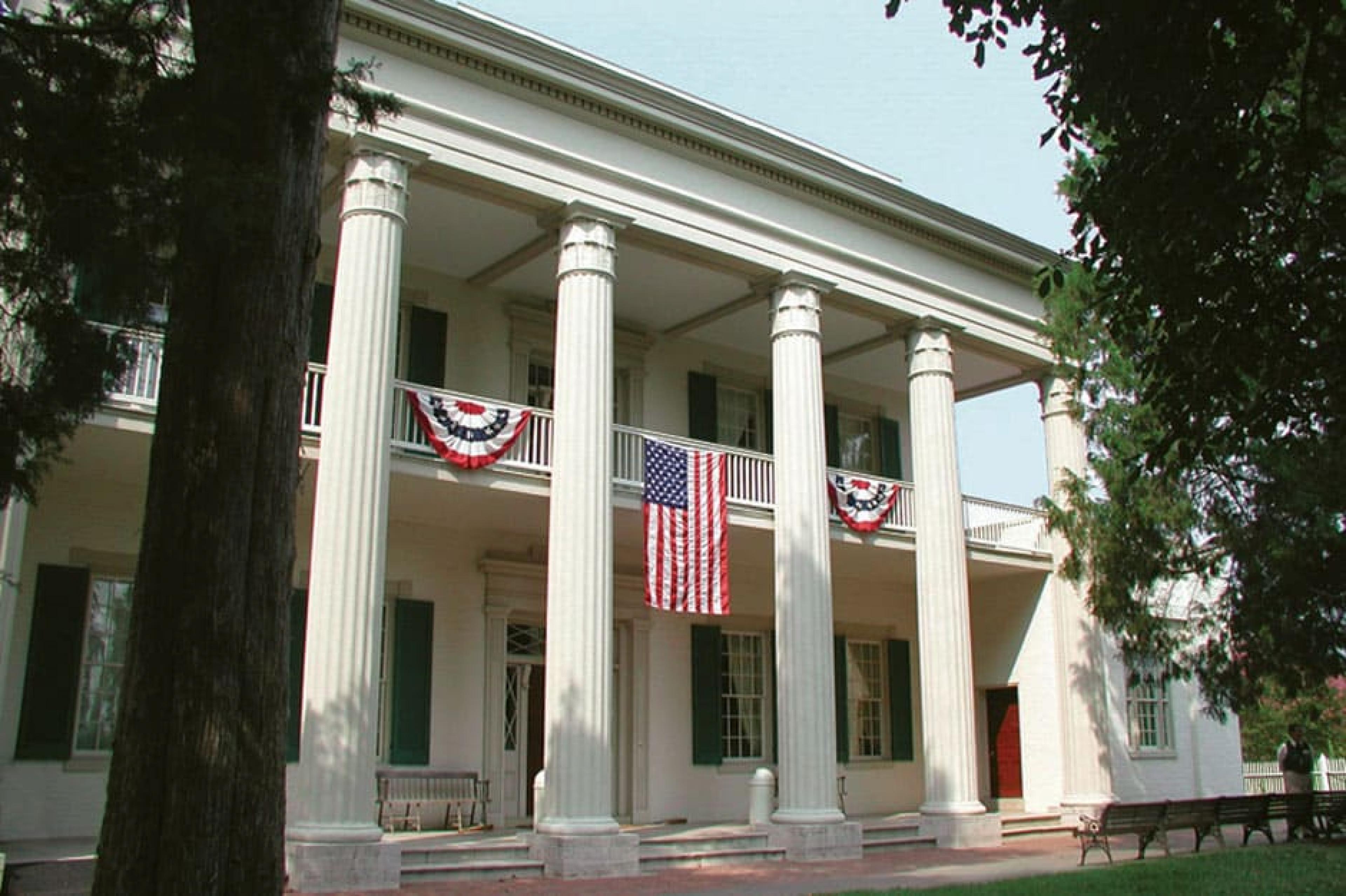 Exterior Veiw - The Hermitage  ,  Nashville, American South Courtesy of the Nashville Convention Corporation