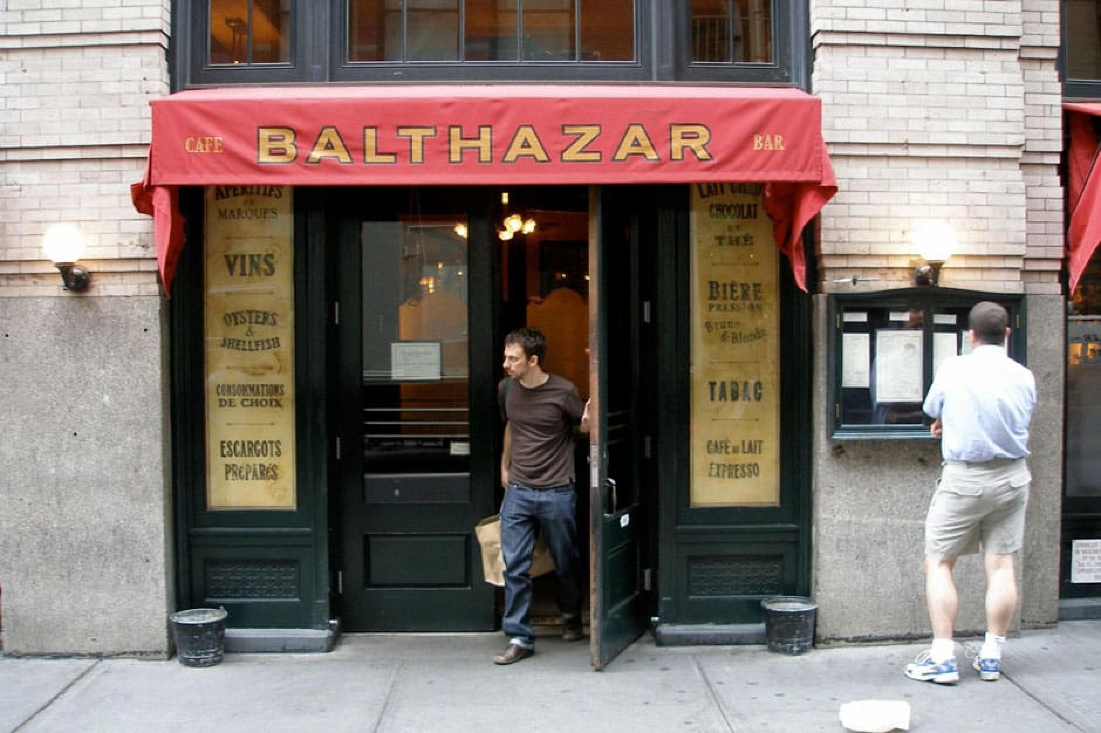 Entrance at Balthazar, New York City, New York