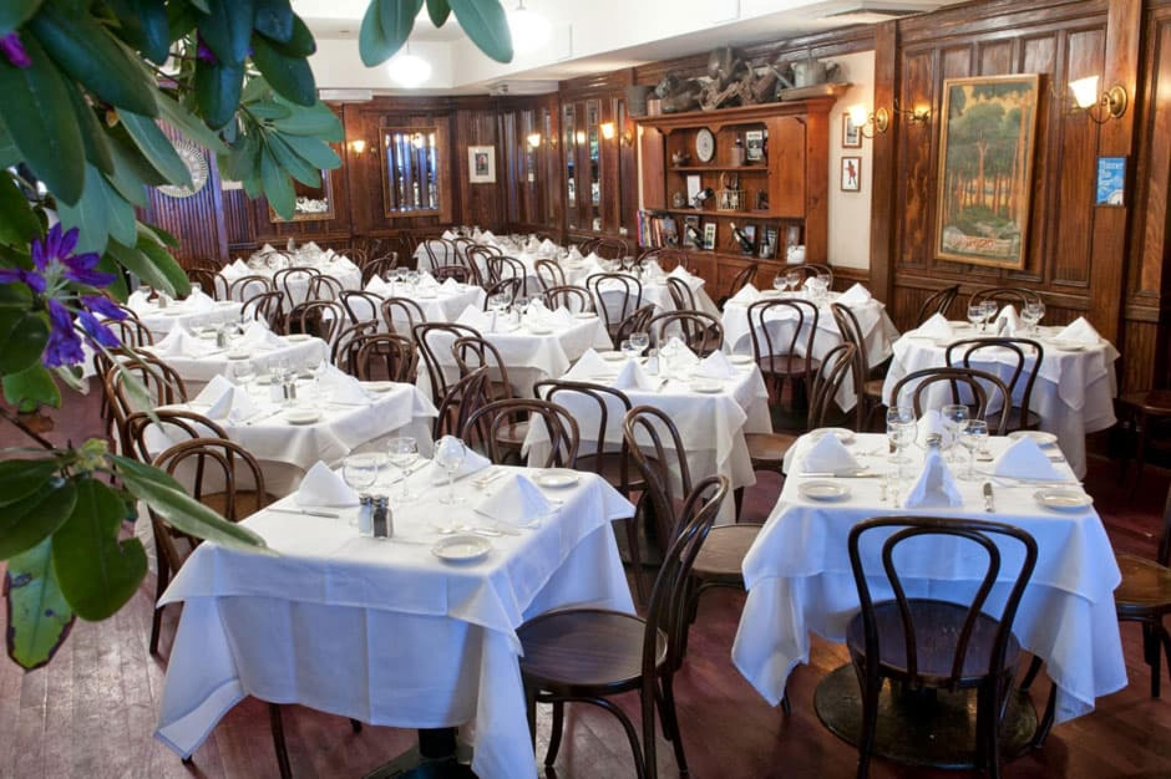 Dinning Area at Elio’s, New York City, New York