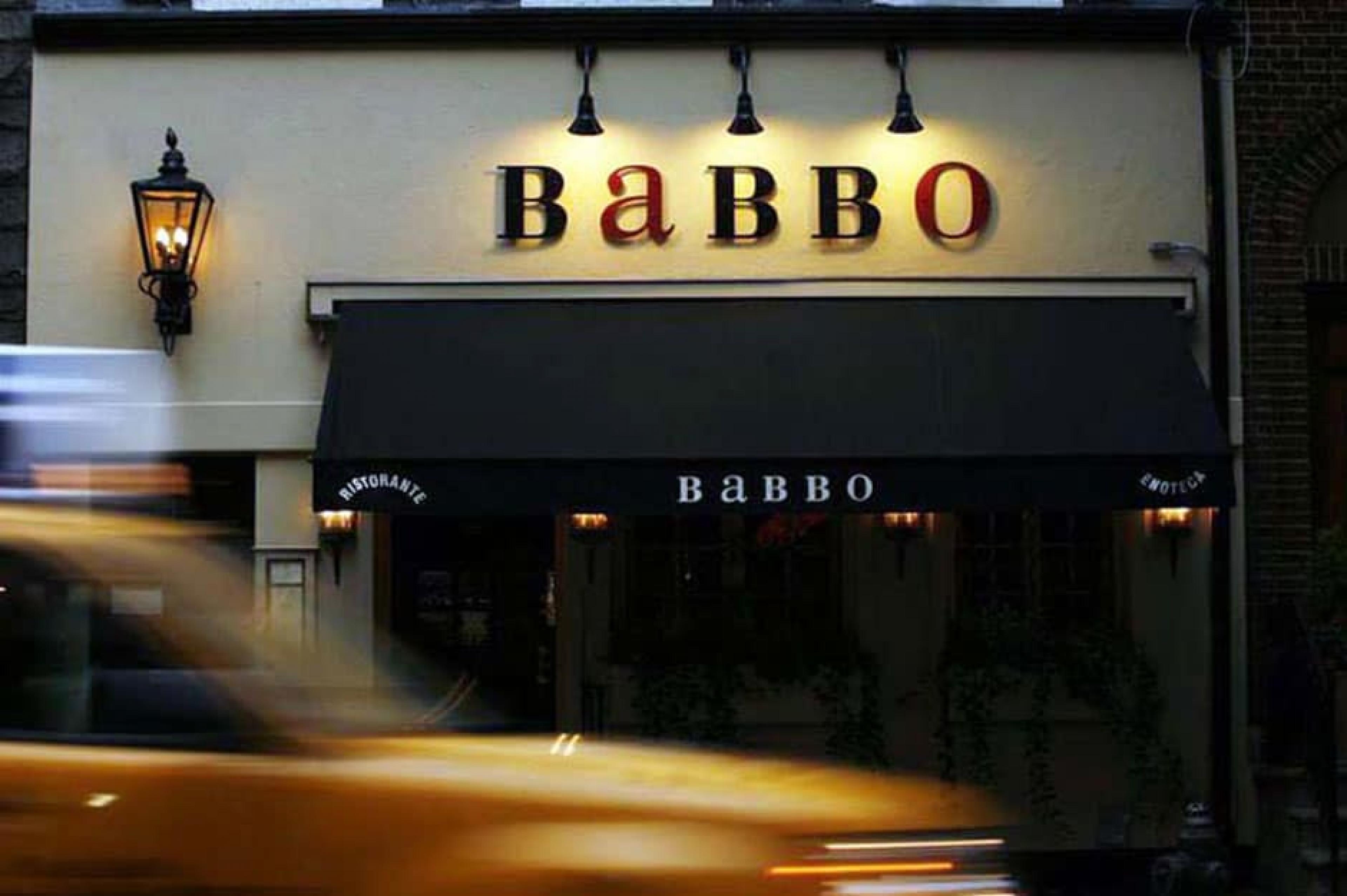 Entrance at Babbo, New York City, New York