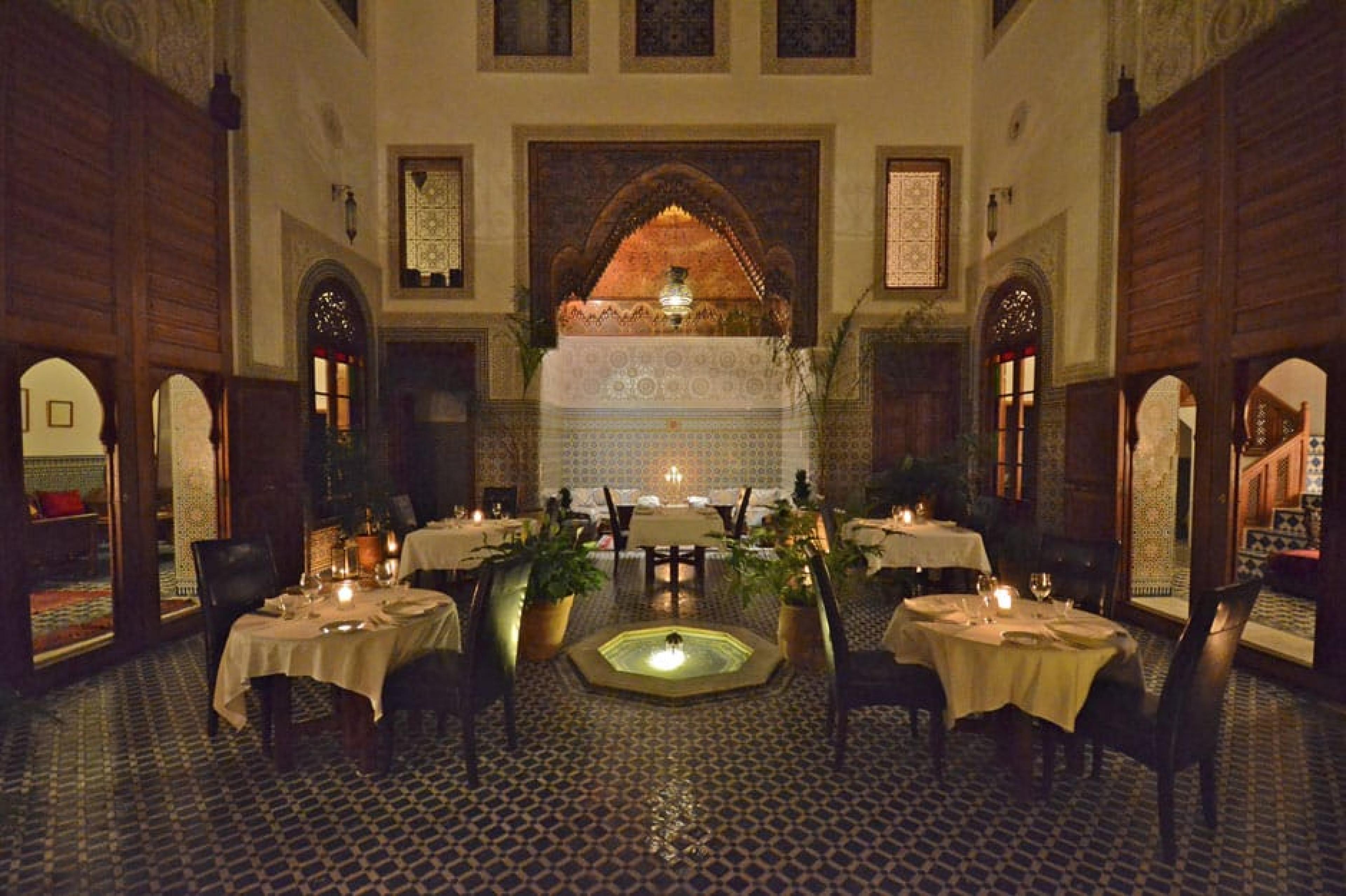 Dinning Area at Dar Roumana, Fez, Morocco