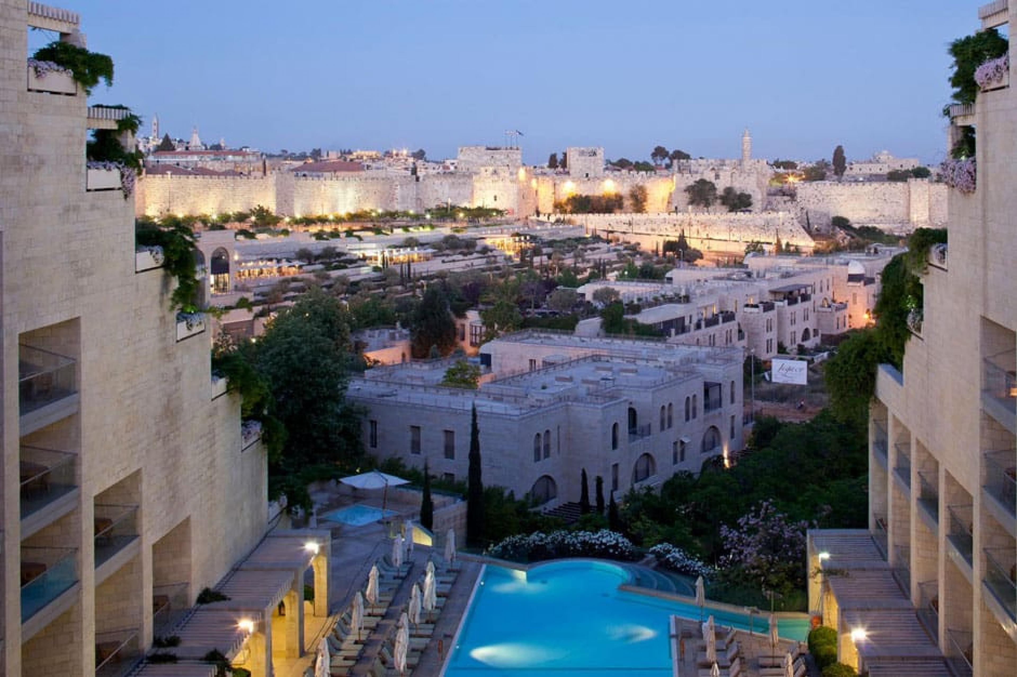 Aerial View - David Citadel Hotel, Jerusalem, Israel