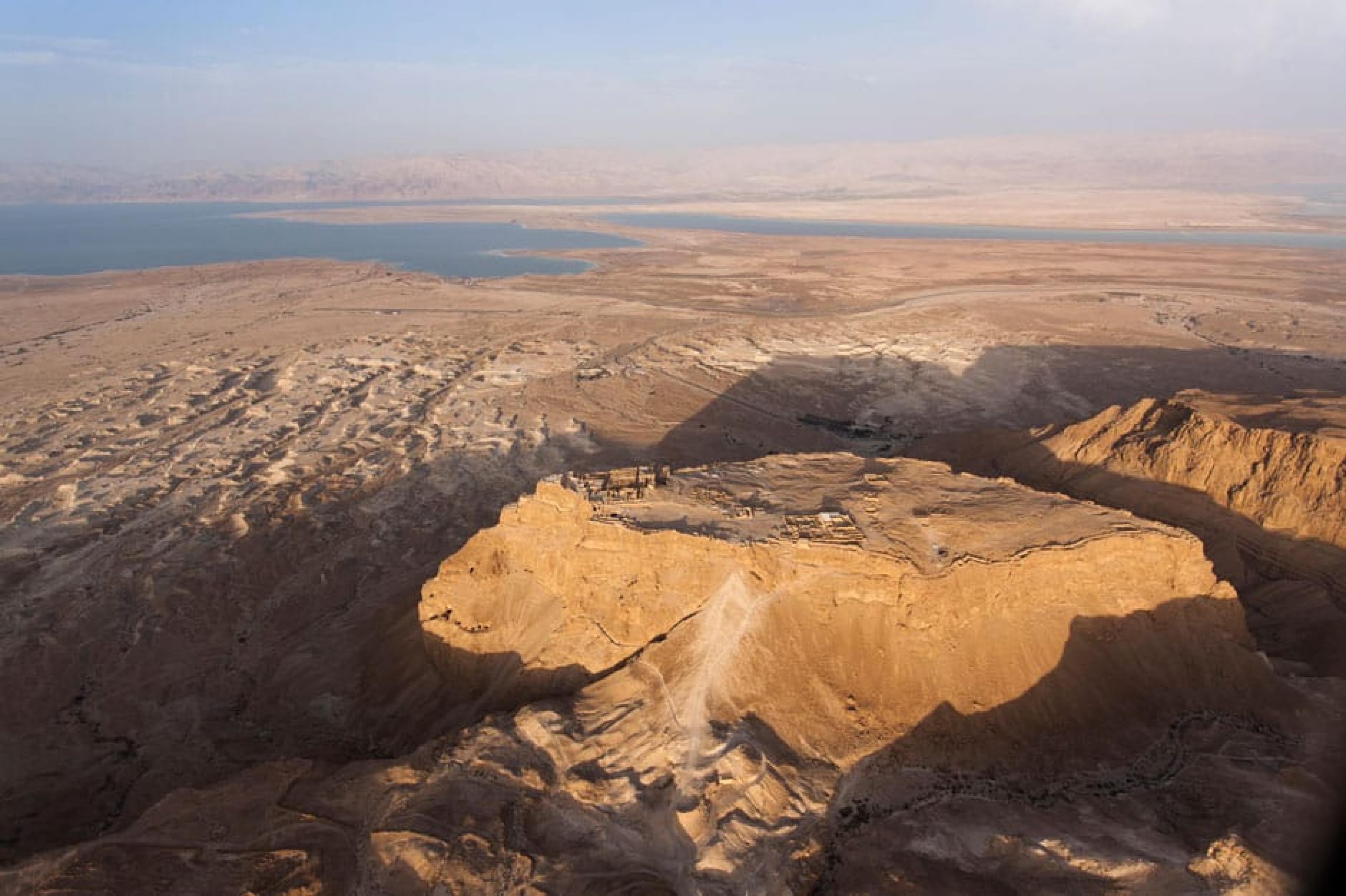 Aerial View-Masada , Jerusalem, Israel-Courtesy of the Israeli Ministy of Tourism, Itamar Grinberg