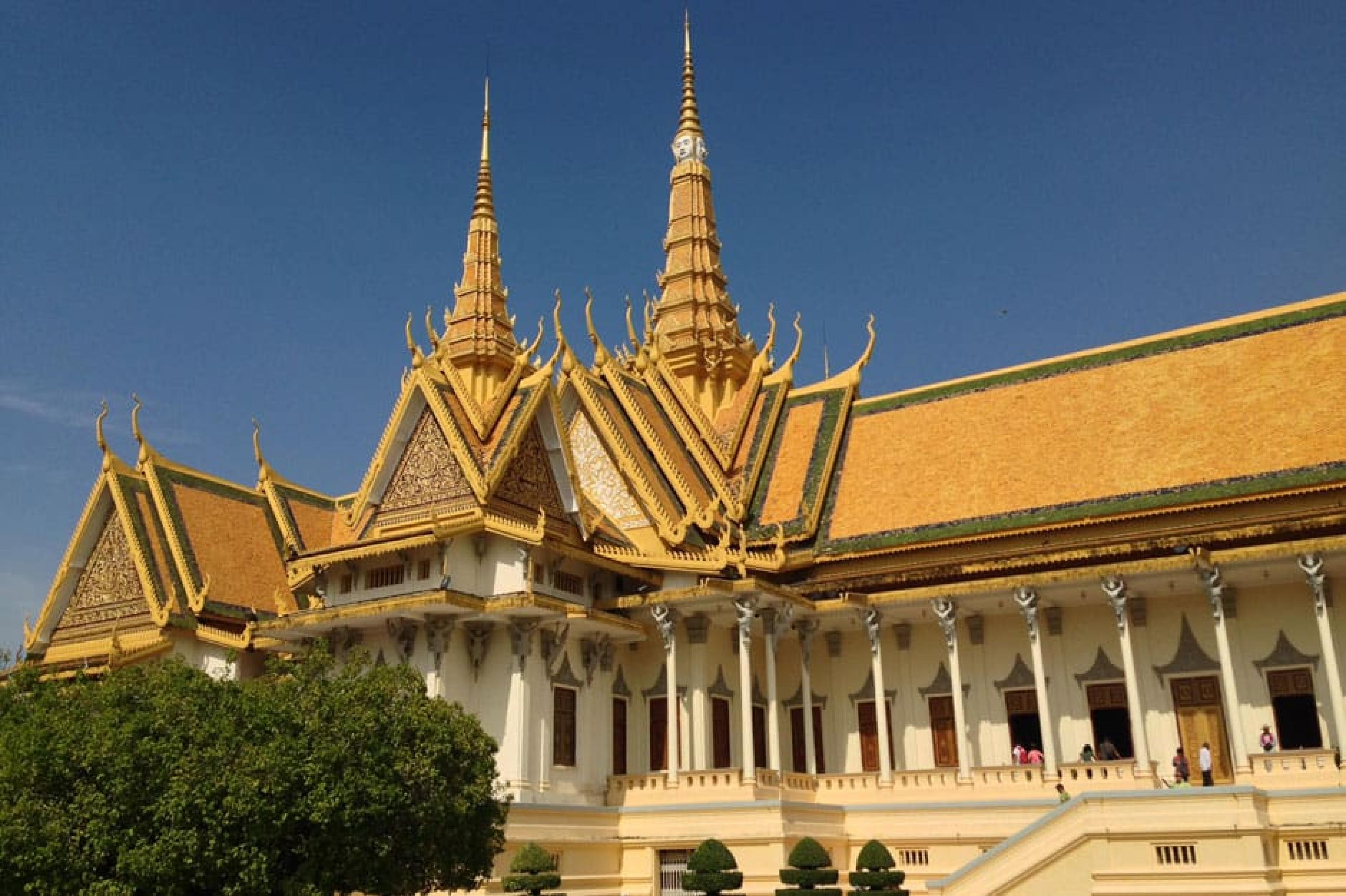 Exterior View - The Royal Palace,Phnom Penh, Cambodia