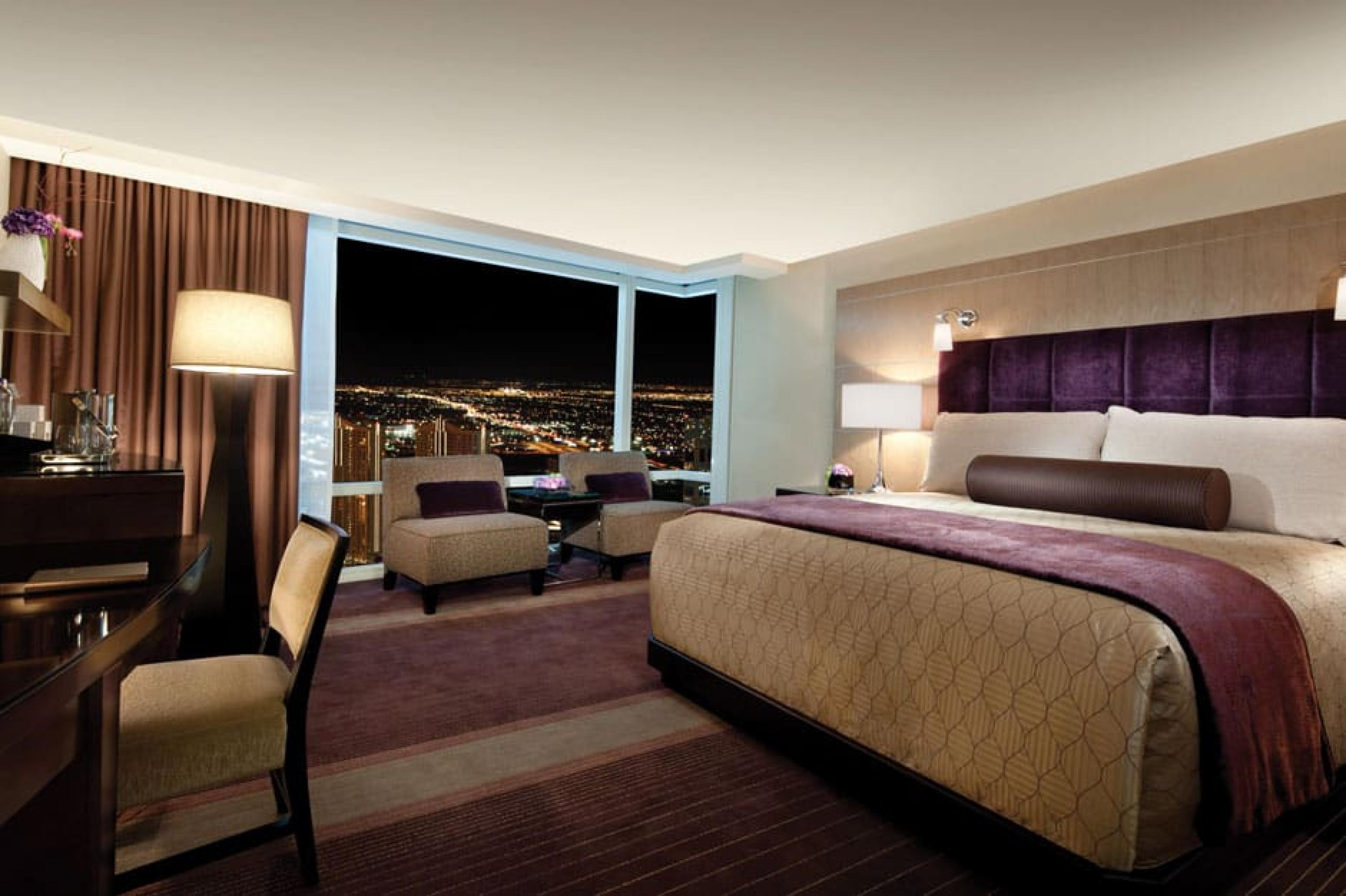 Suite Bedroom at Aria Sky Suites, Las Vegas, American West