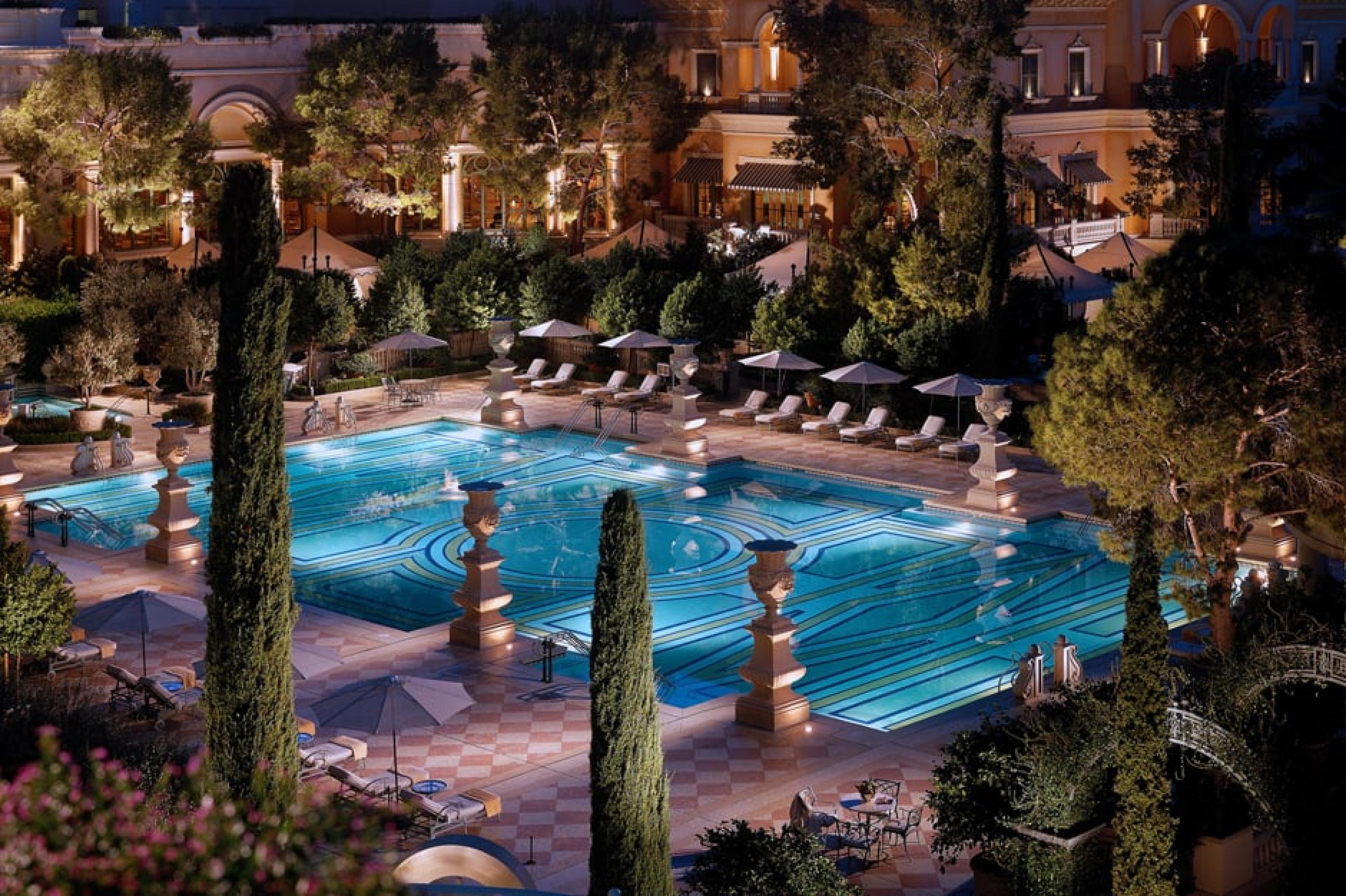 Pool Lounge at Bellagio, Las Vegas, American West