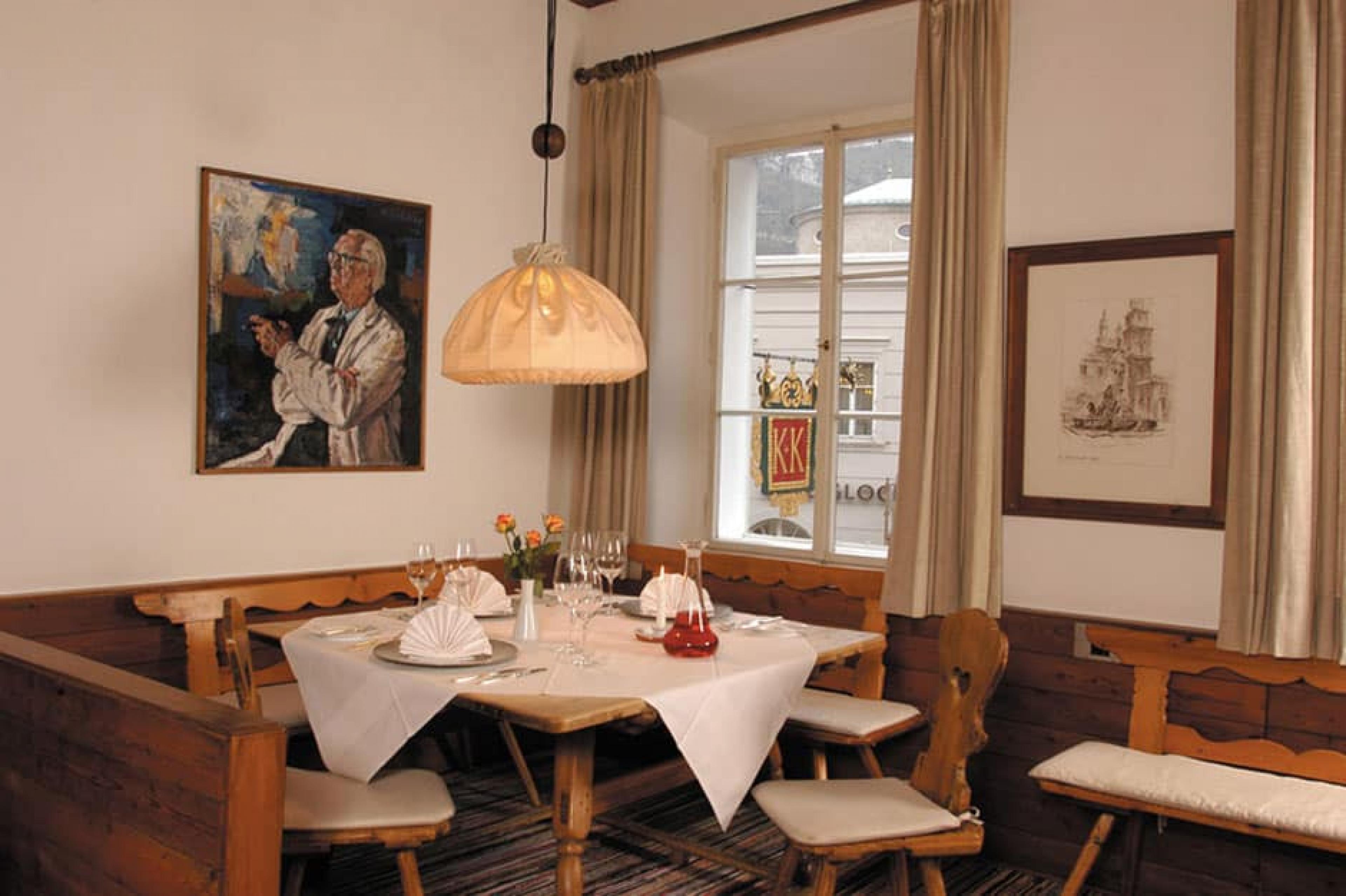 Interiors at Restaurant K & K, Salzburg, Austria