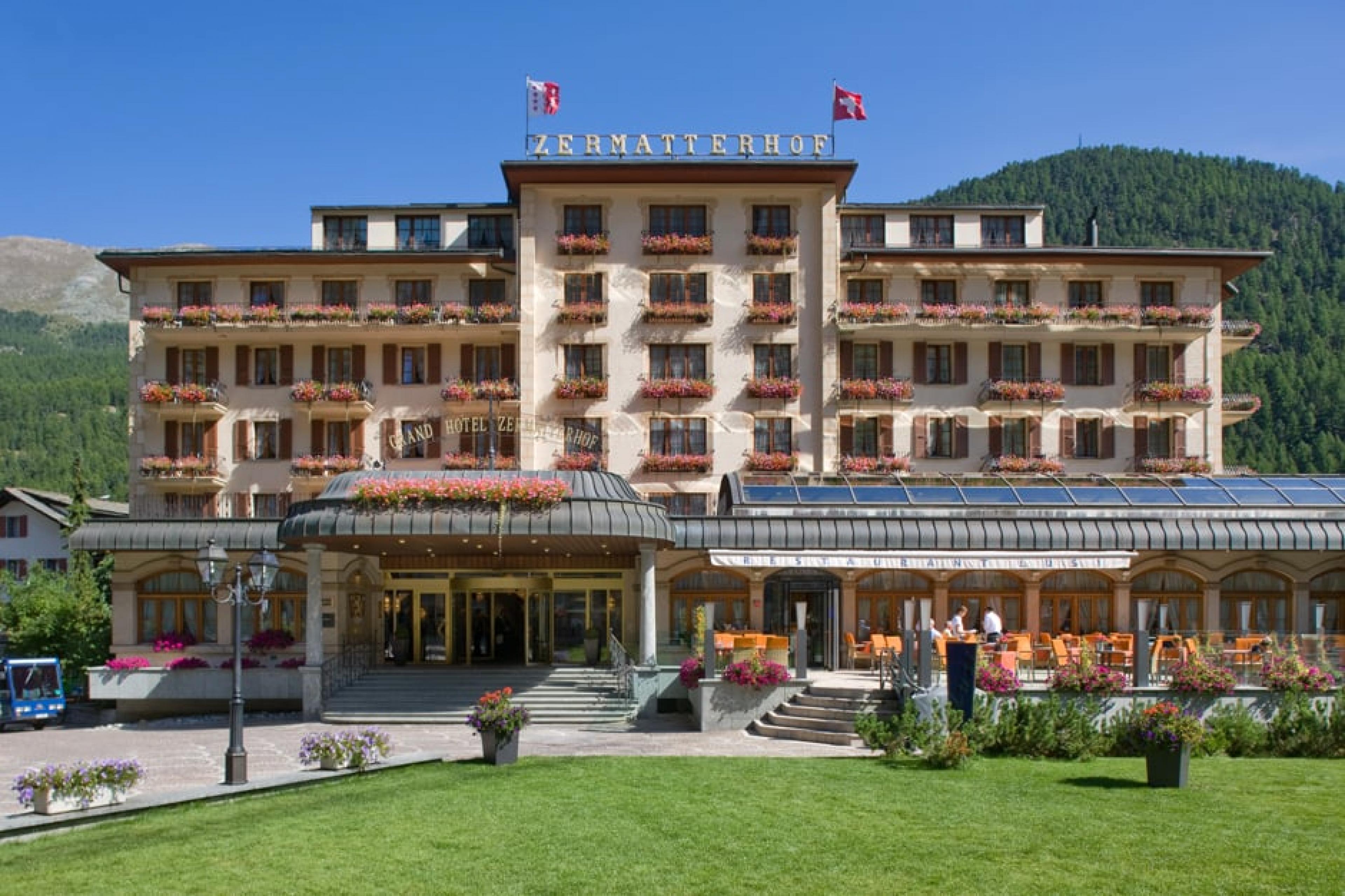 Exterior view - Grand Hotel Zermatterhof, Zermatt, Switzerland