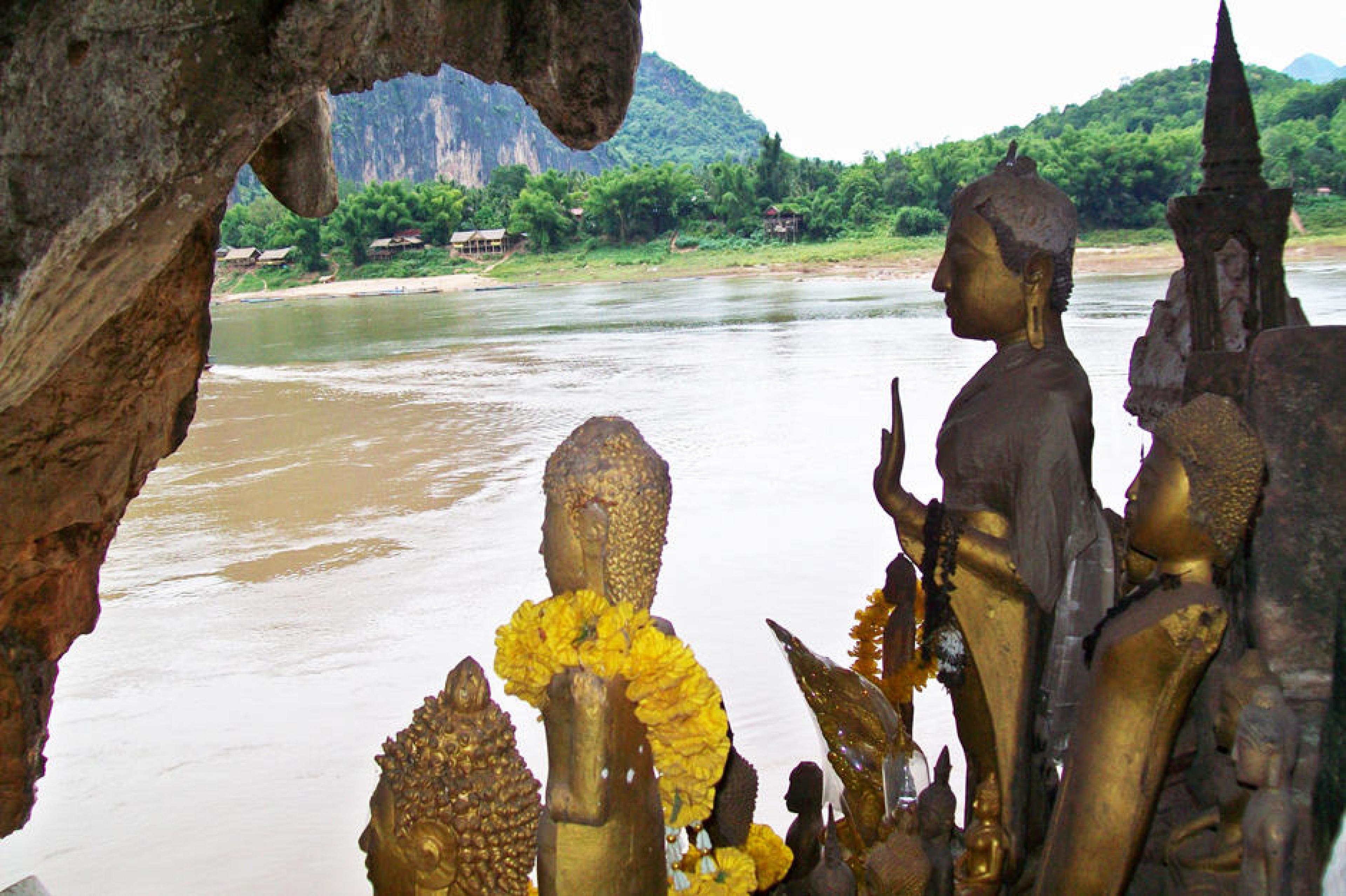 Statue at Pak Ou Caves, Luang Prabang, Laos - Courtesy Laos Tourism