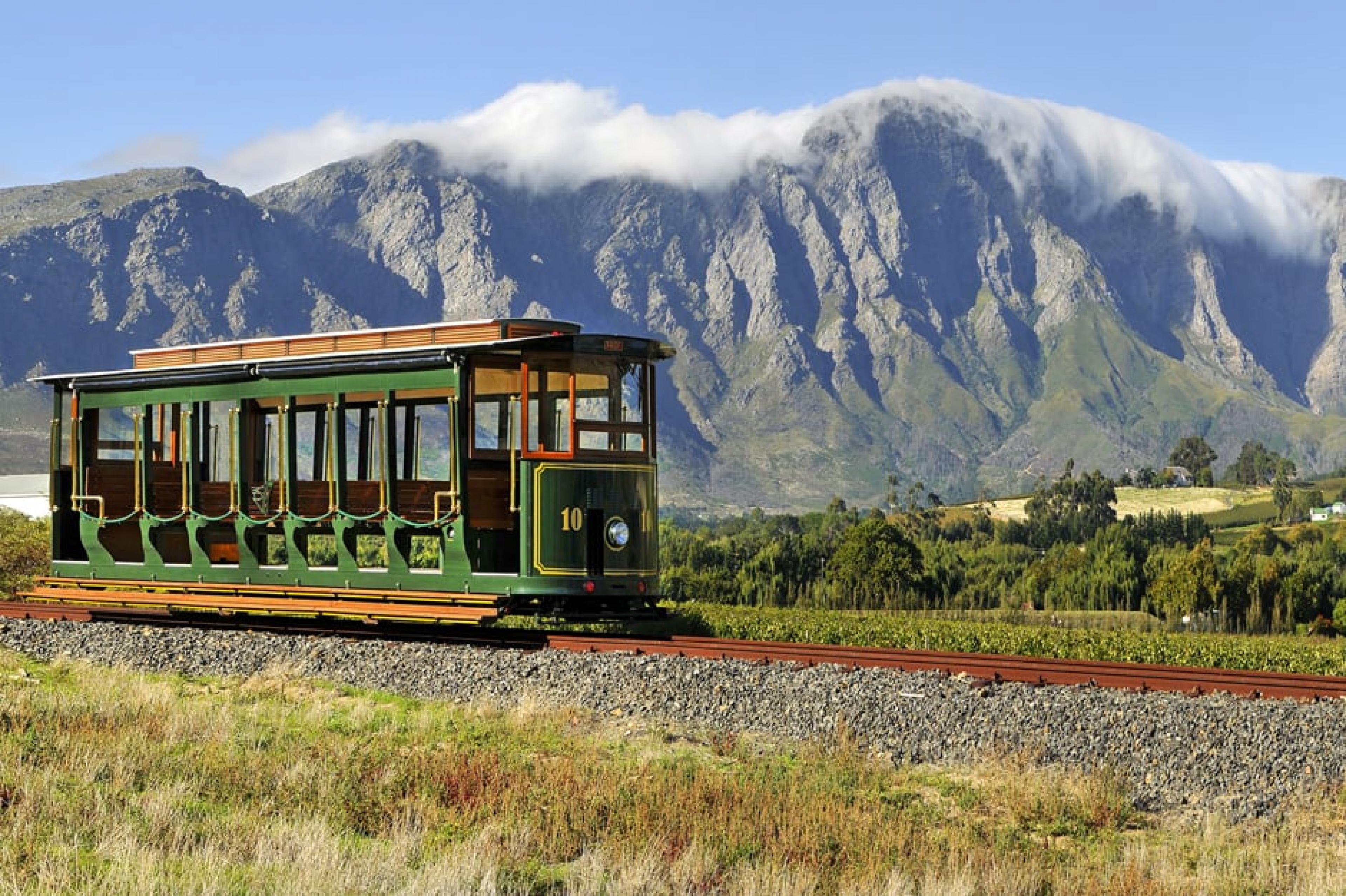 Train at Franschhoek Wine Tram ,South Africa: Winelands, South Africa
