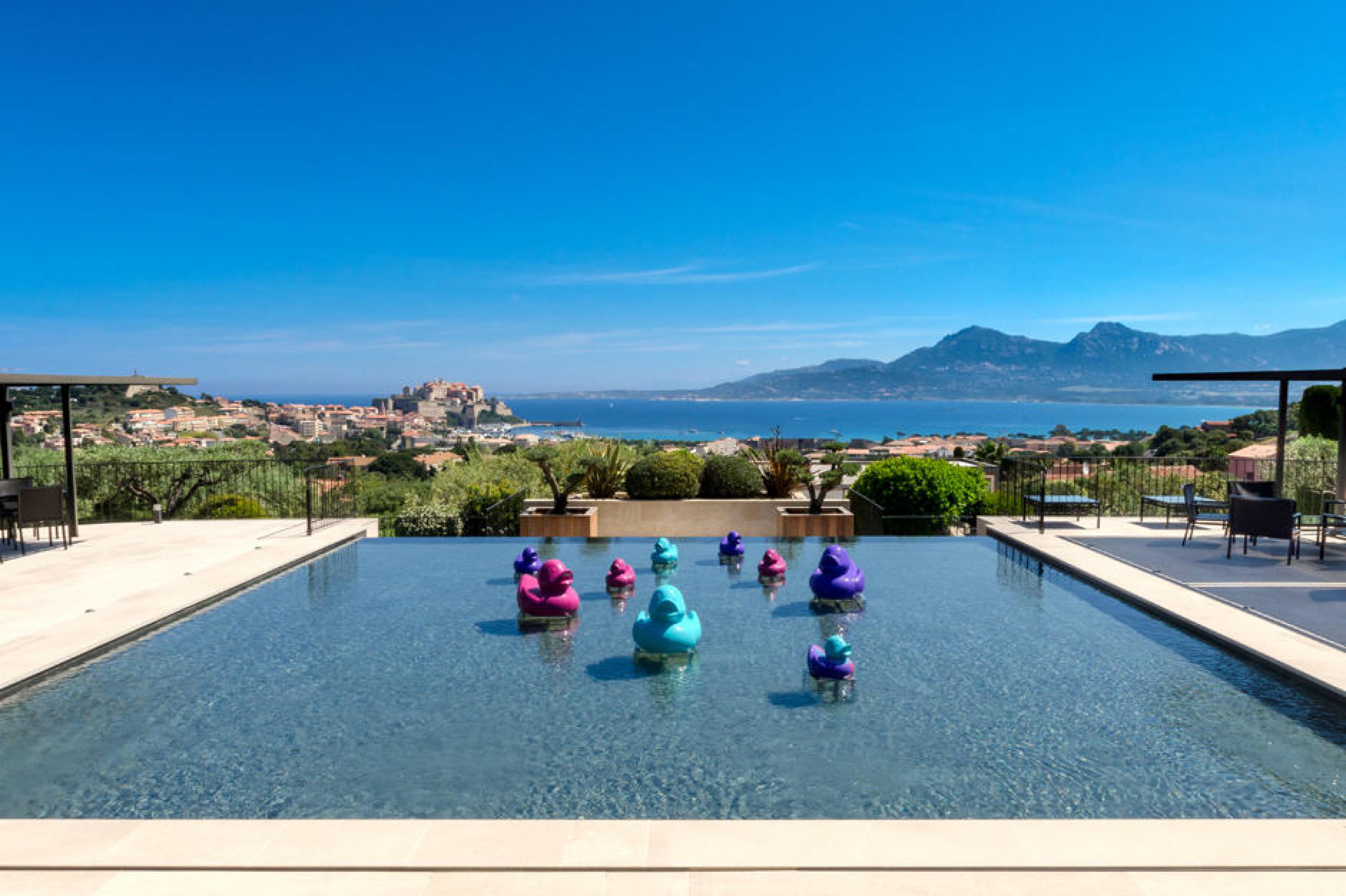 Pool at Hotel La Villa, Corsica, France - Courtesy Fred Oliver