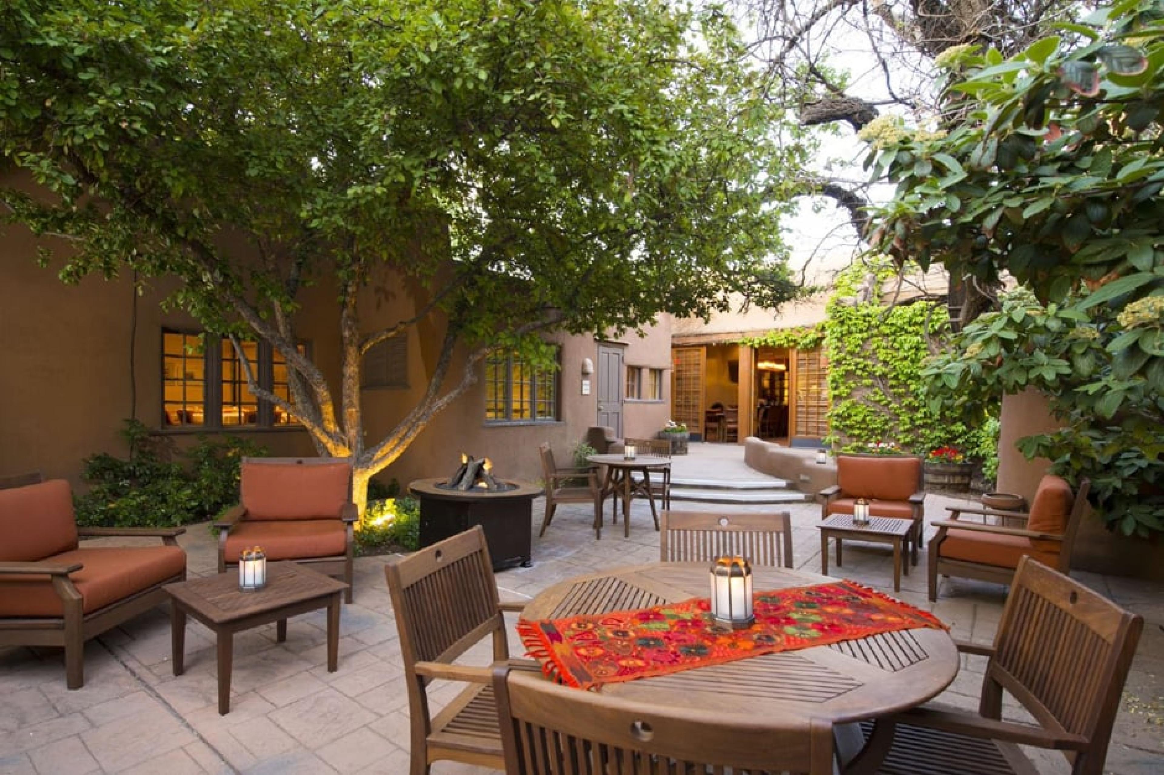 Outdoor Lounge at Inn on the Alameda, Santa Fe, American West