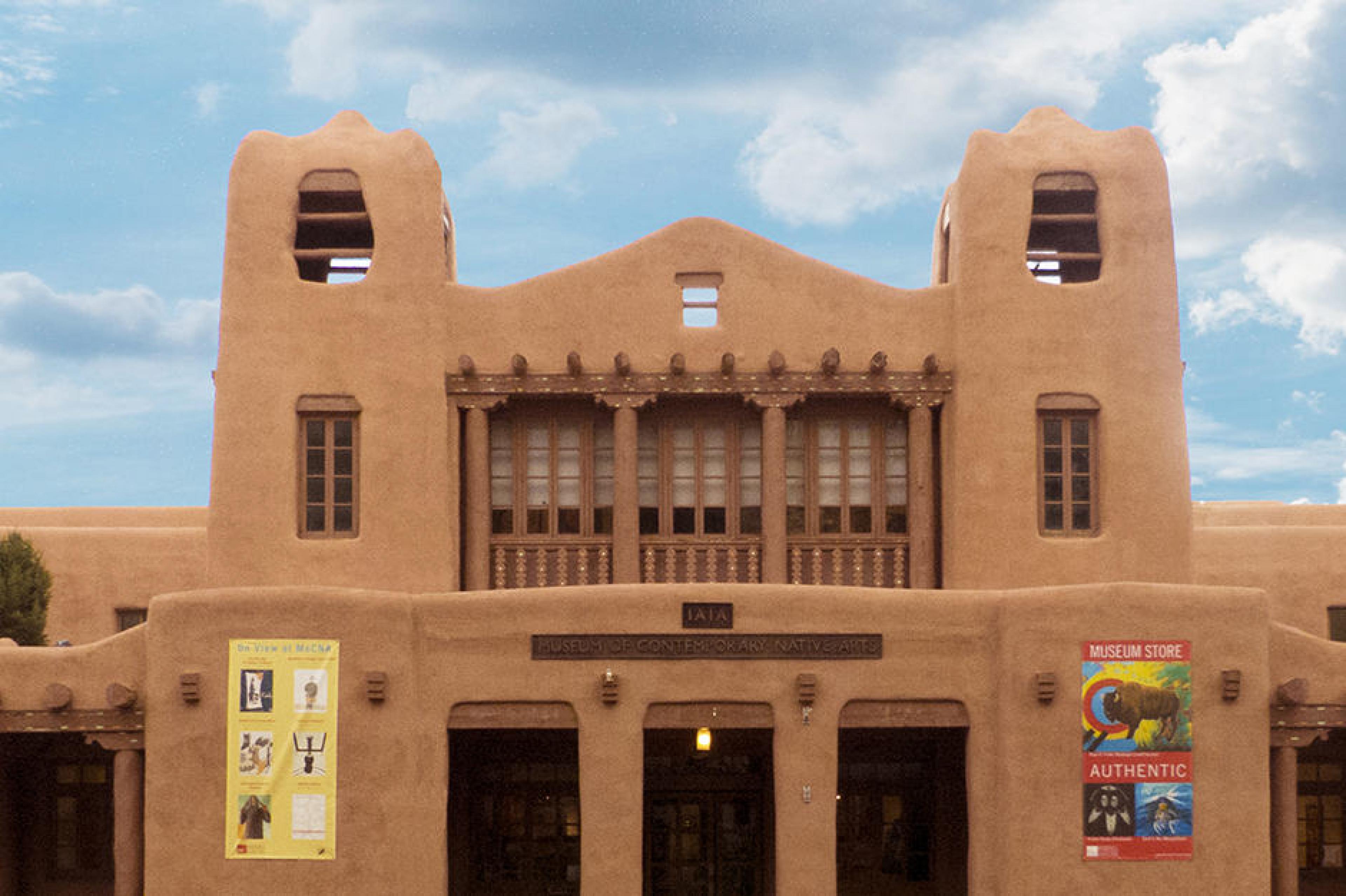 Exterior View - Museum of Contemporary Native Arts,Santa Fe, American West